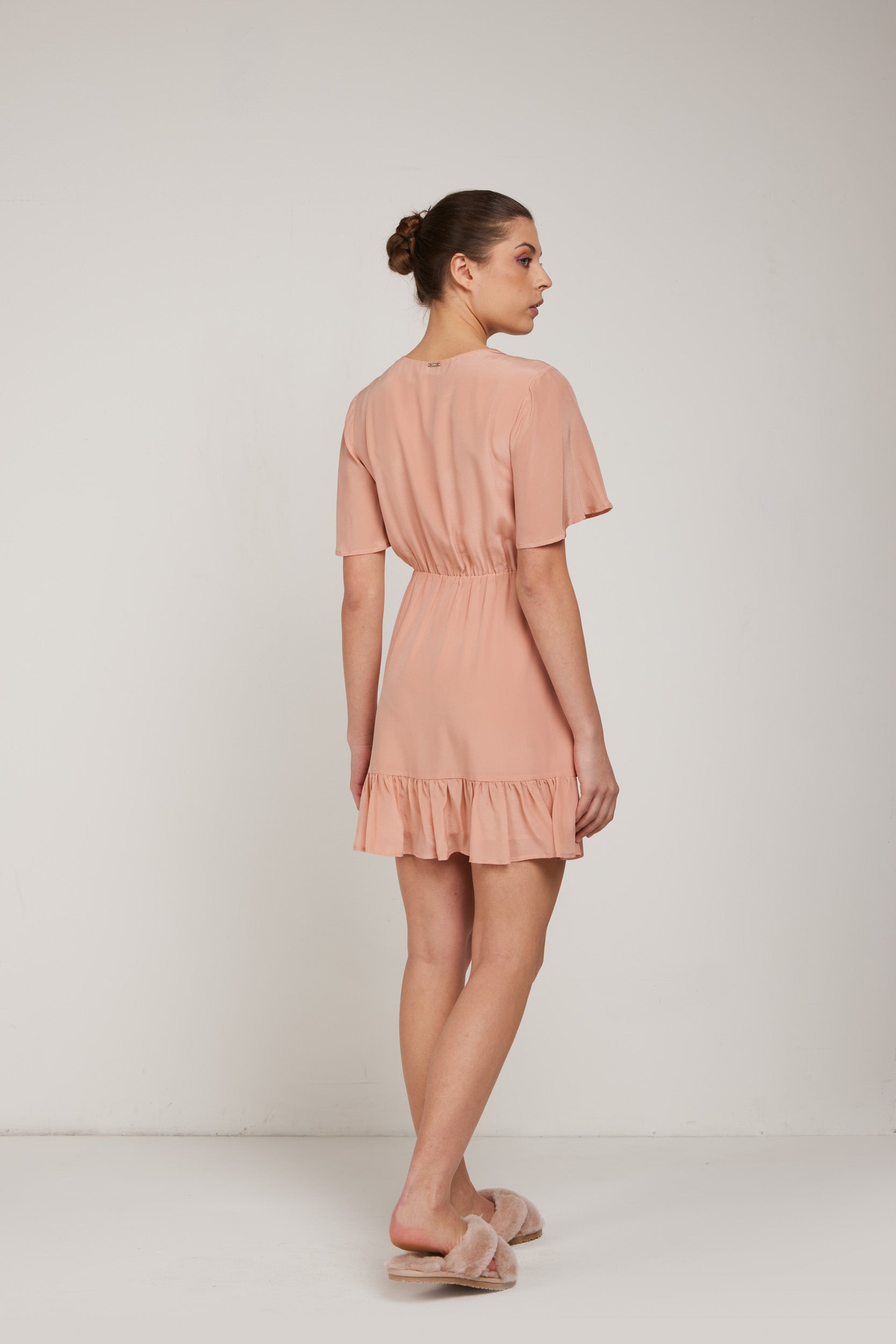 LIU-JO Abito Chiffon Rosa Antico