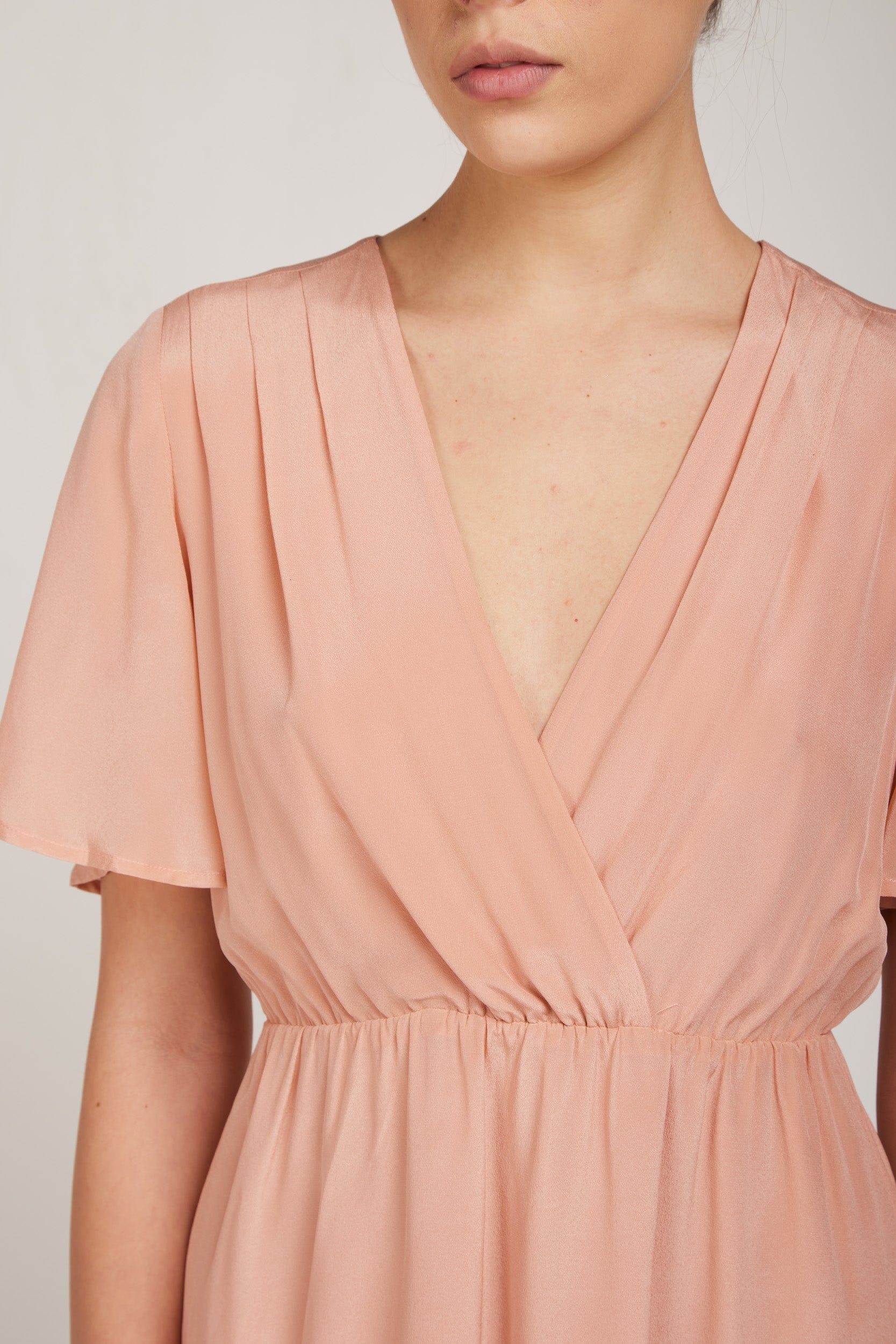 LIU-JO Abito Chiffon Rosa Antico