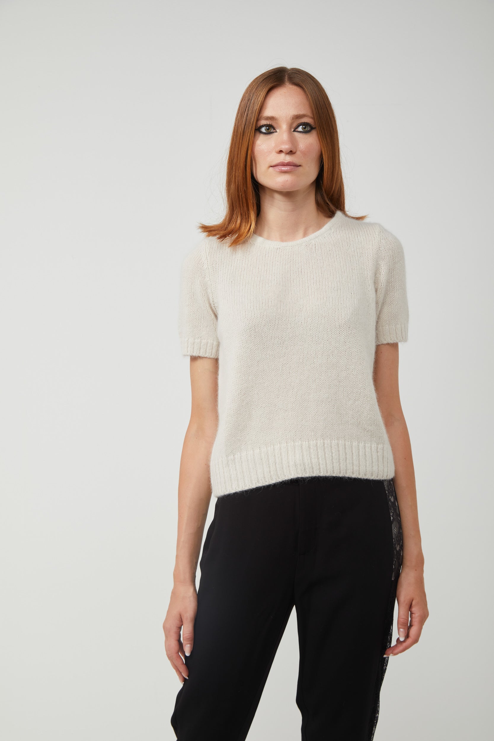 Vicolo Bianco Piumino Vicolo Argento Vicolo Felpa Bicolor Con