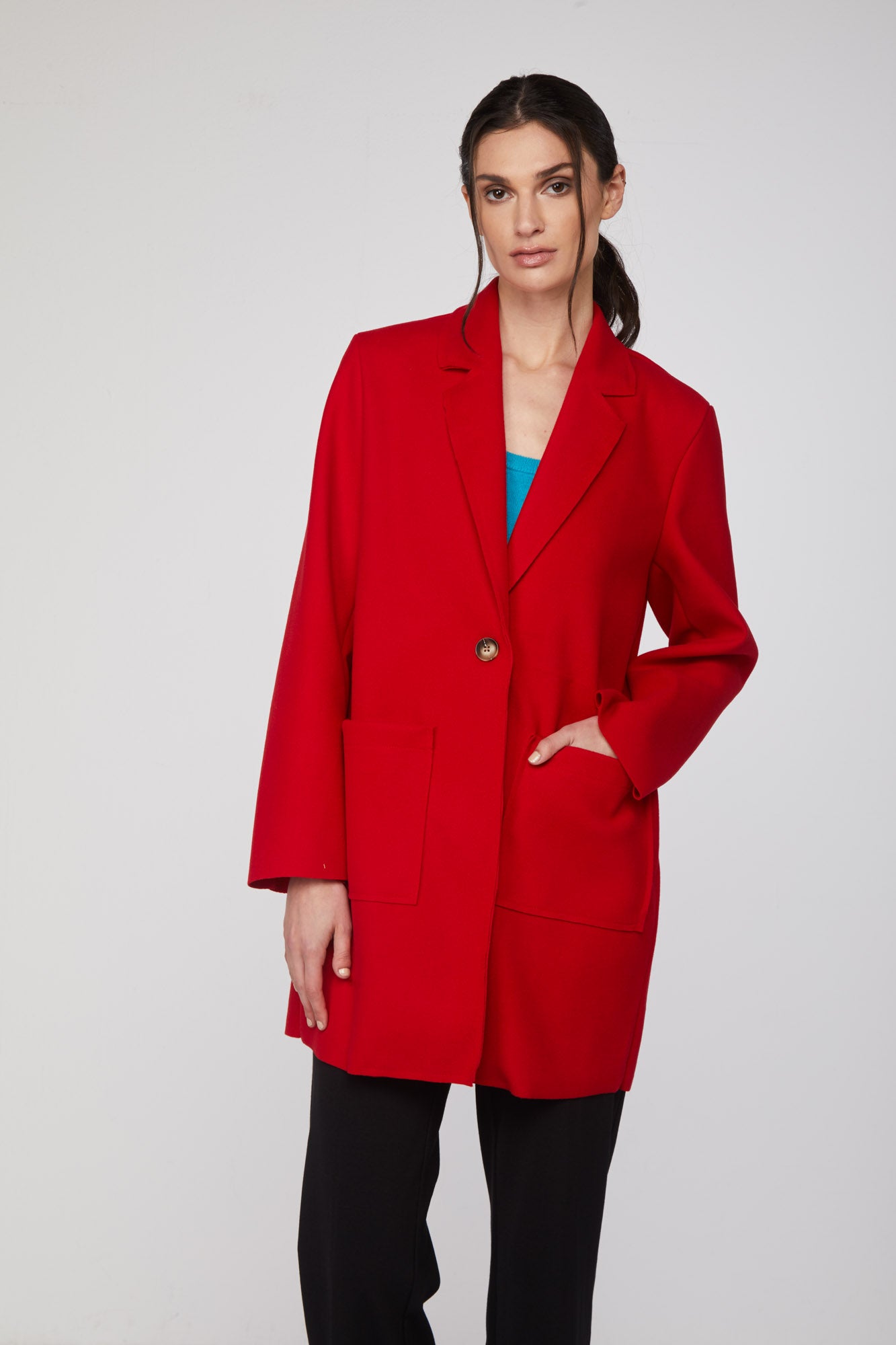 MANGANO Cappotto "London" Rosso