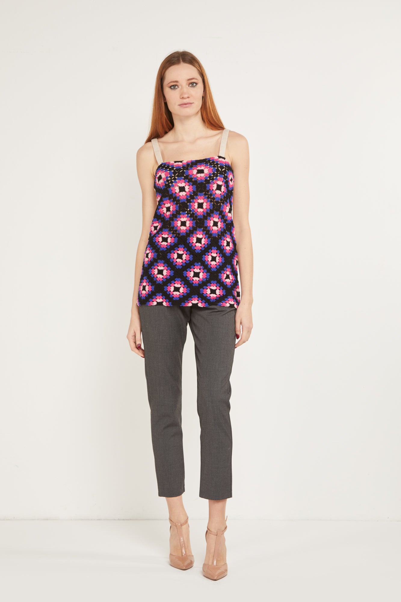 PRINCESSE LODO Top Crochet Fantasia Multicolor