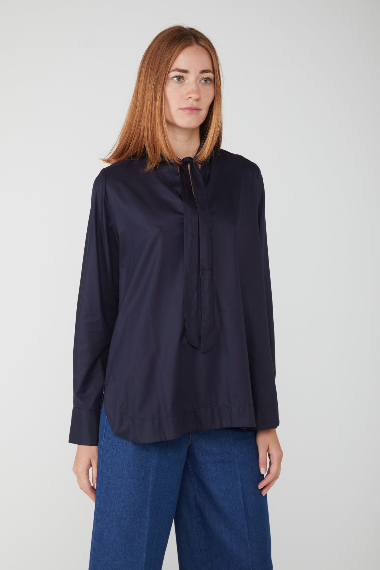 ALESSIA SANTI Blusa con Fiocco Blu