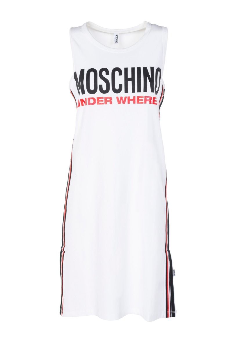 MOSCHINO Abito Canotta Bianco