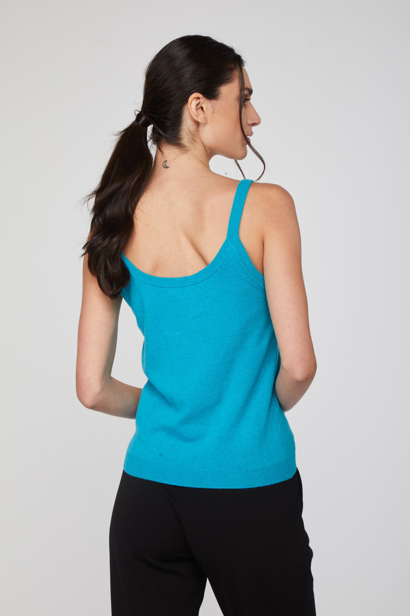 TWINSET Top in Maglia Turchese