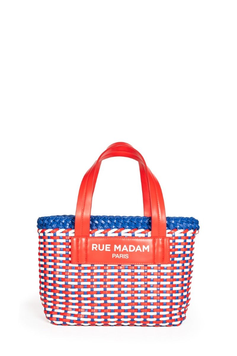 RUE MADAM Borsa Intrecciata Multicolor
