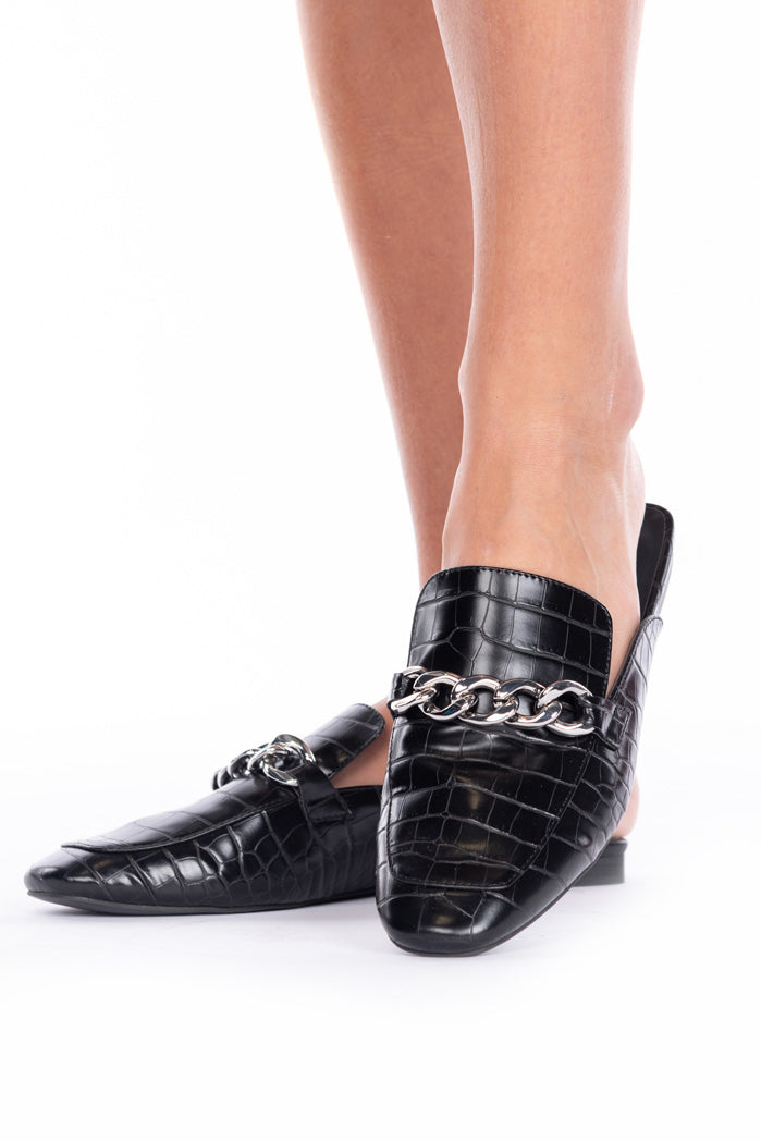 Links Black Croco Steve Madden Shoes