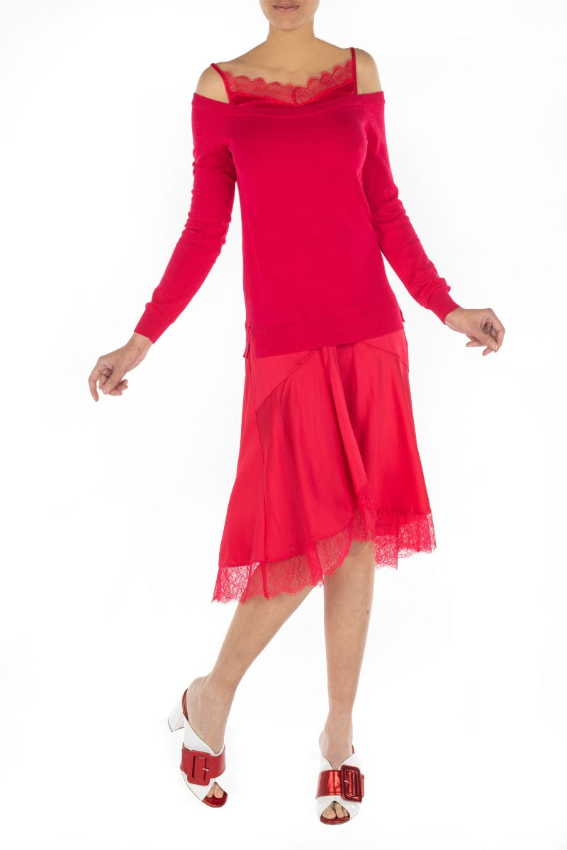 TWINSET Abito Sottoveste Amarena