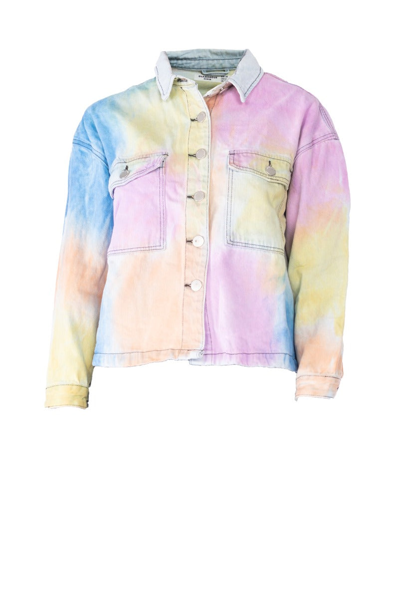 GLAMOROUS Giacca Denim Tie-Dye