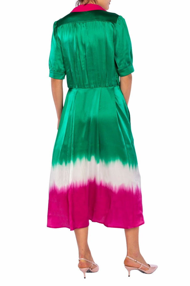 ULTRACHIC Abito Lungo Tie-Dye