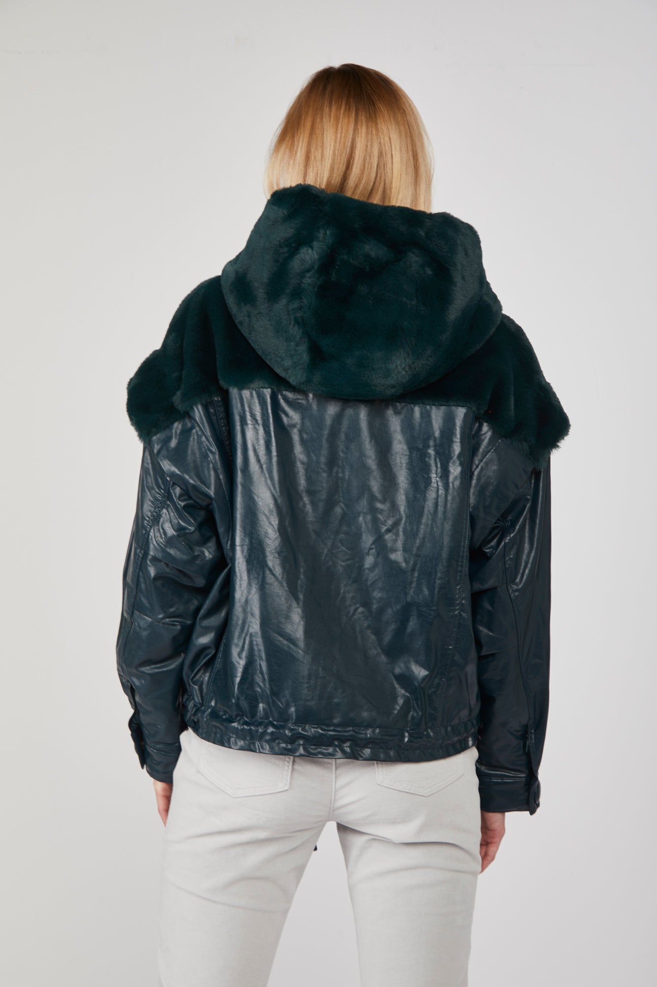 OOF WEAR Short Shiny Jacket