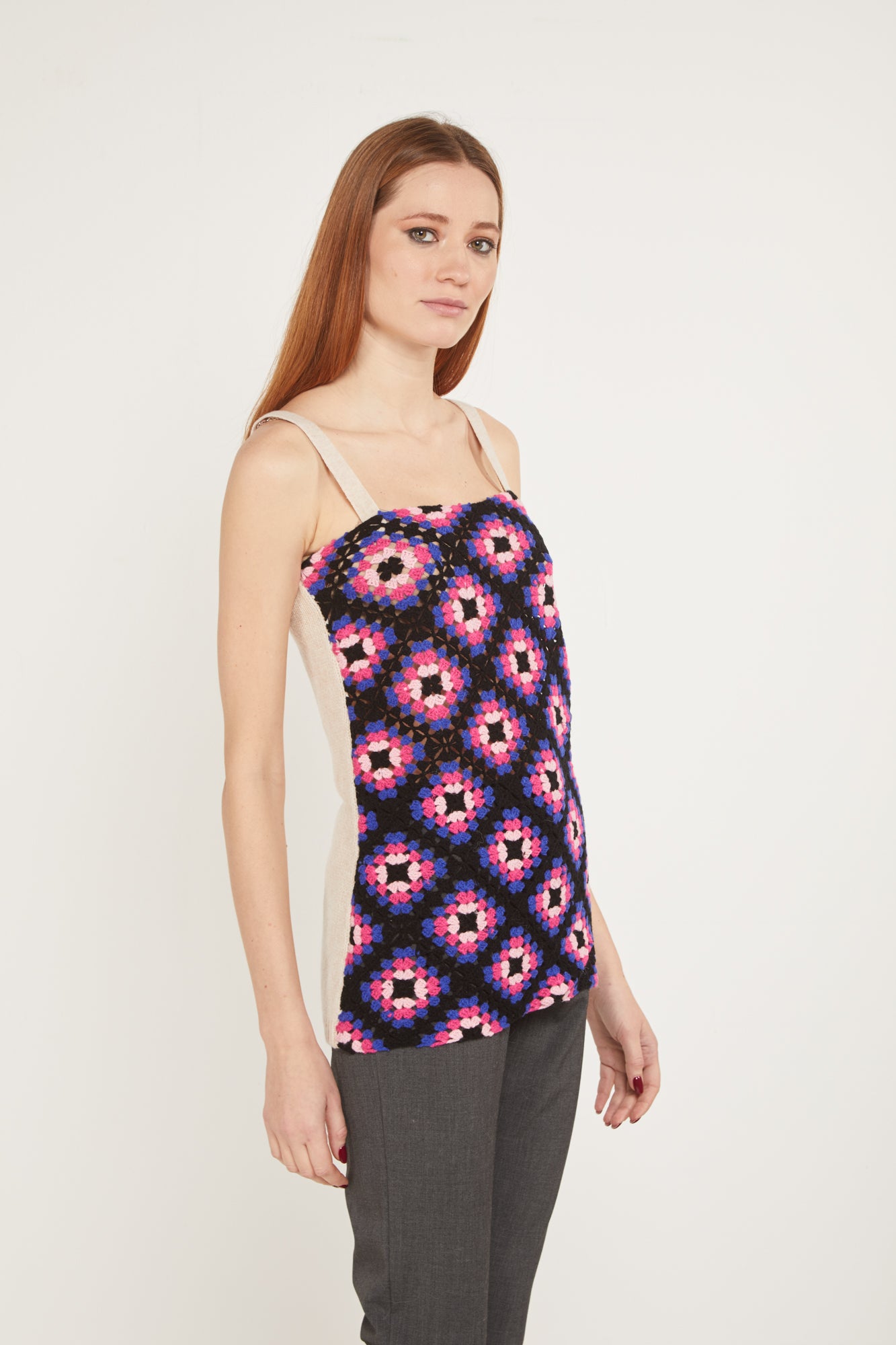PRINCESSE LODO Top Crochet Fantasia Multicolor
