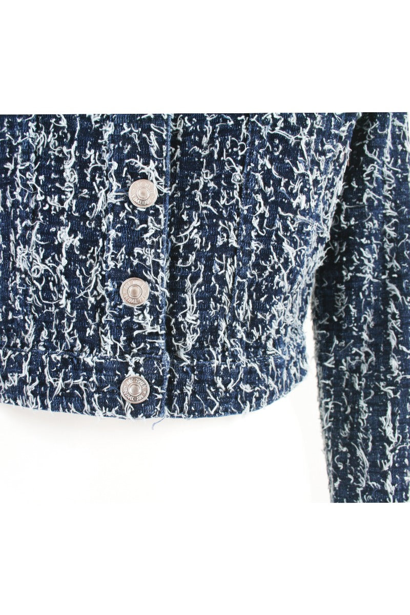 Giacca in Jeans con Bouclé Twinset My Twin