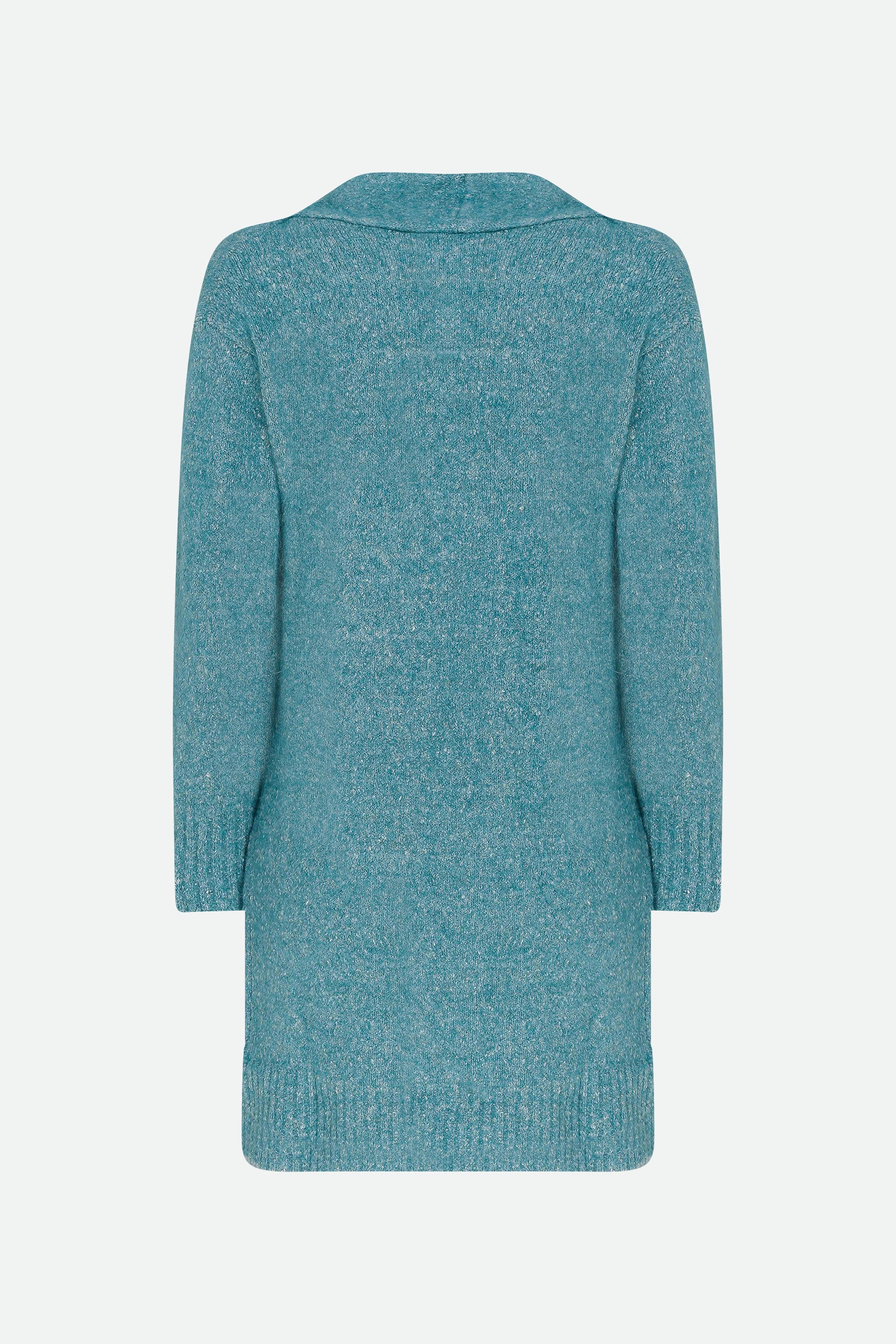 Kangra Cardigan Lungo Verde Acqua