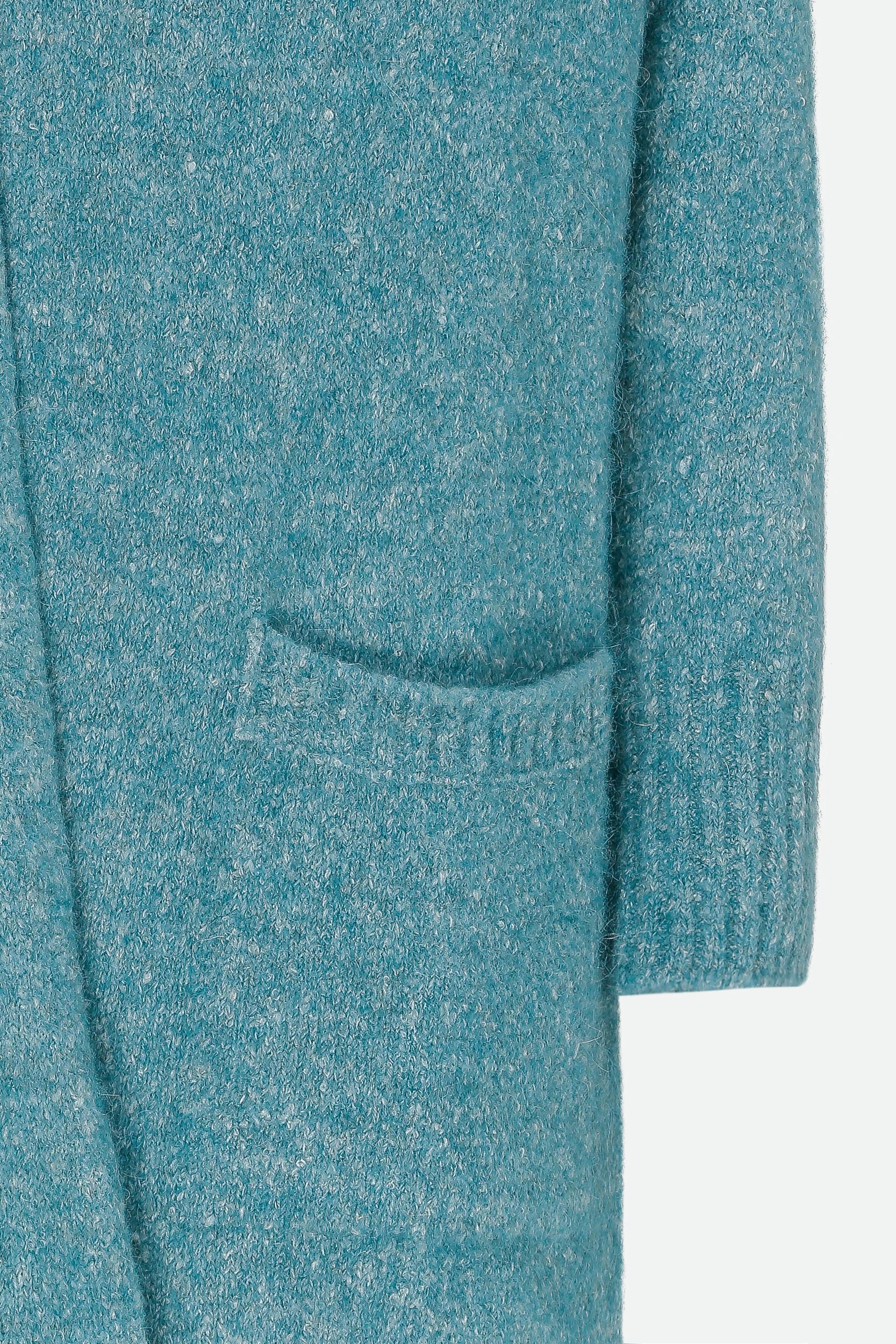 Kangra Cardigan Lungo Verde Acqua