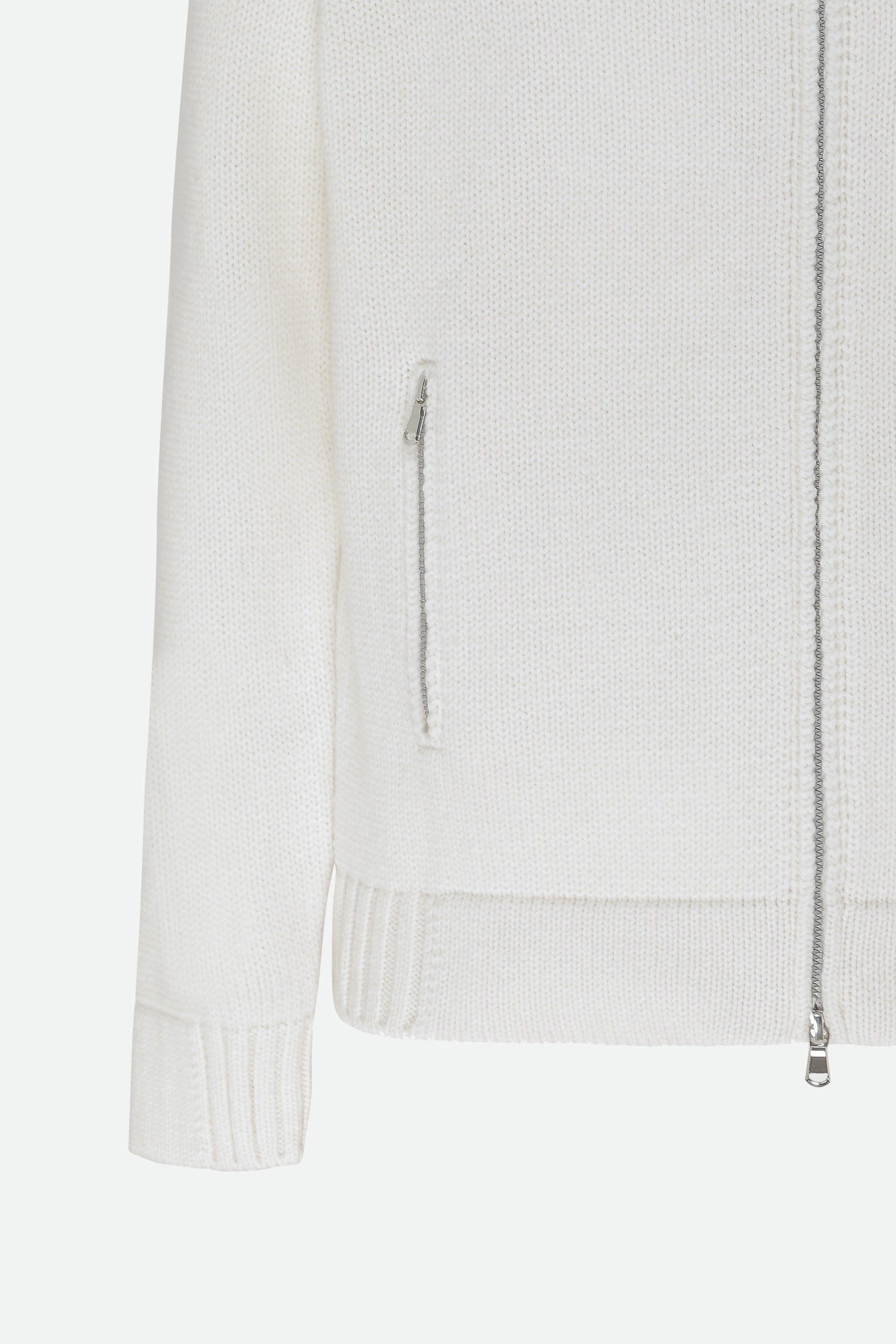 Kangra Cardigan in Lana Bianca
