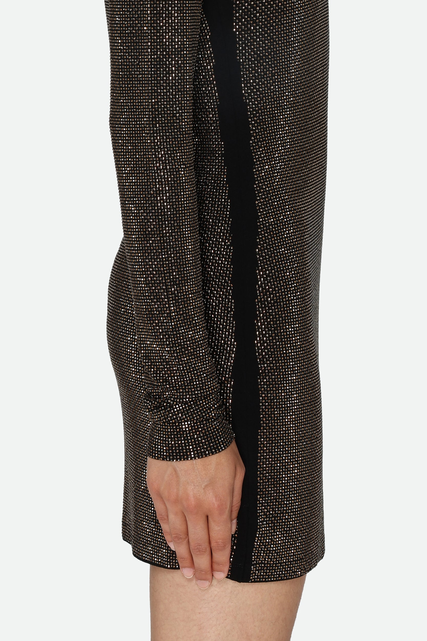 Patrizia Pepe Abito Strass Nero
