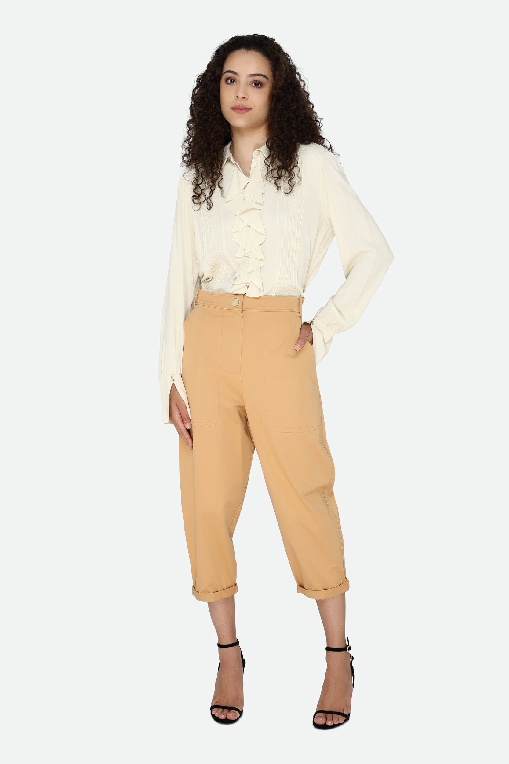 Patrizia Pepe Pantalone Ocra