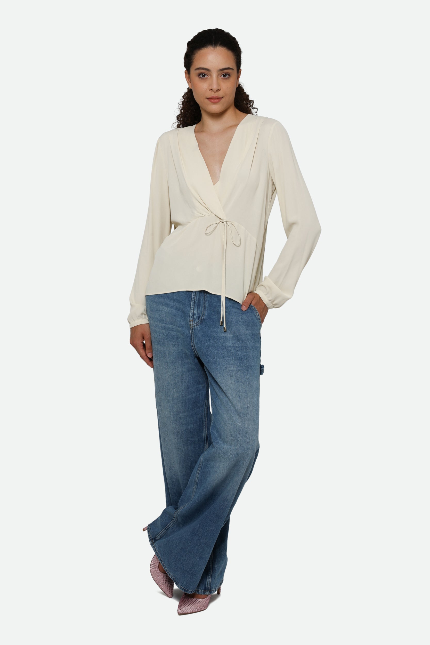 Patrizia Pepe Bianca Blouse