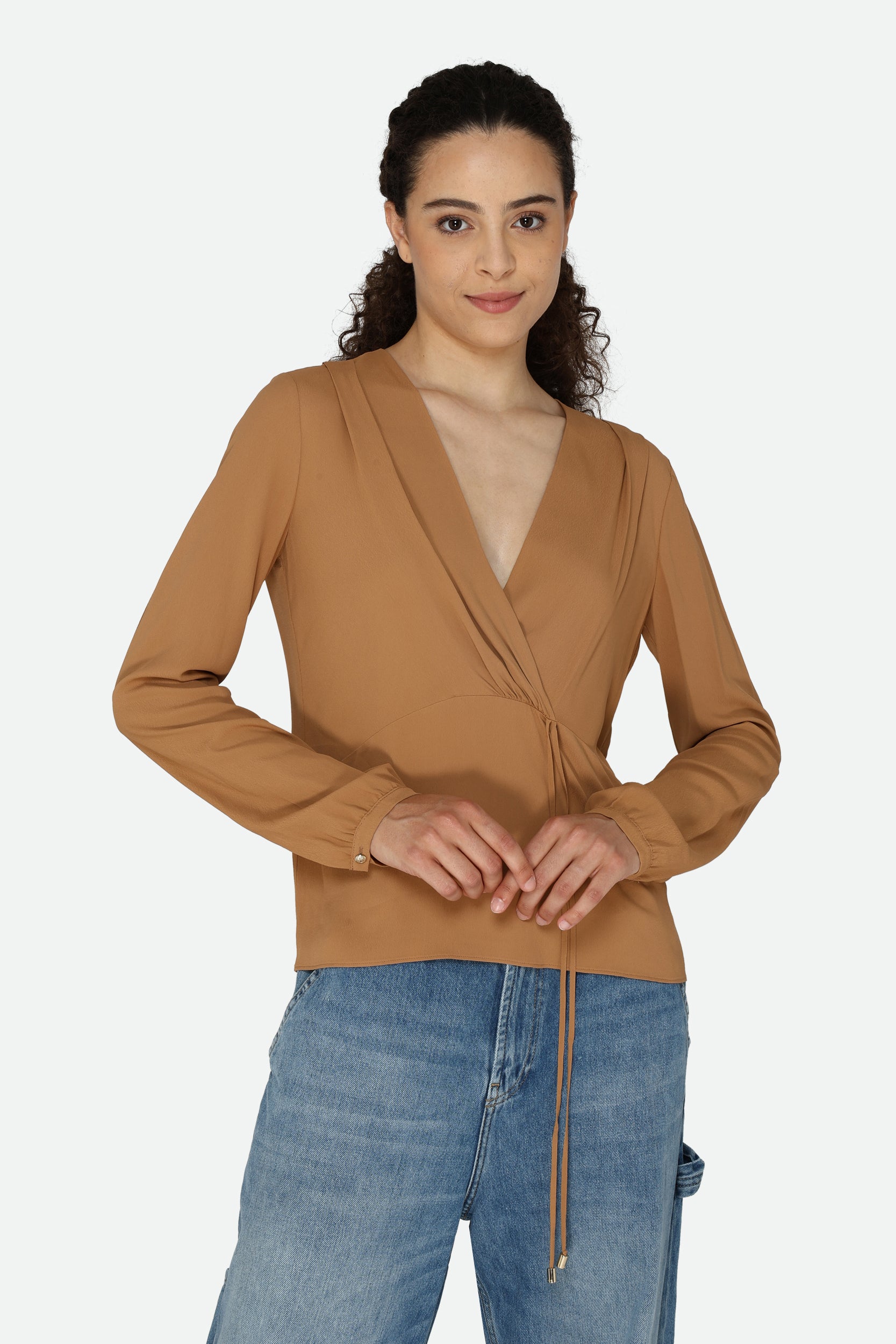 Patrizia Pepe Blusa Cammello
