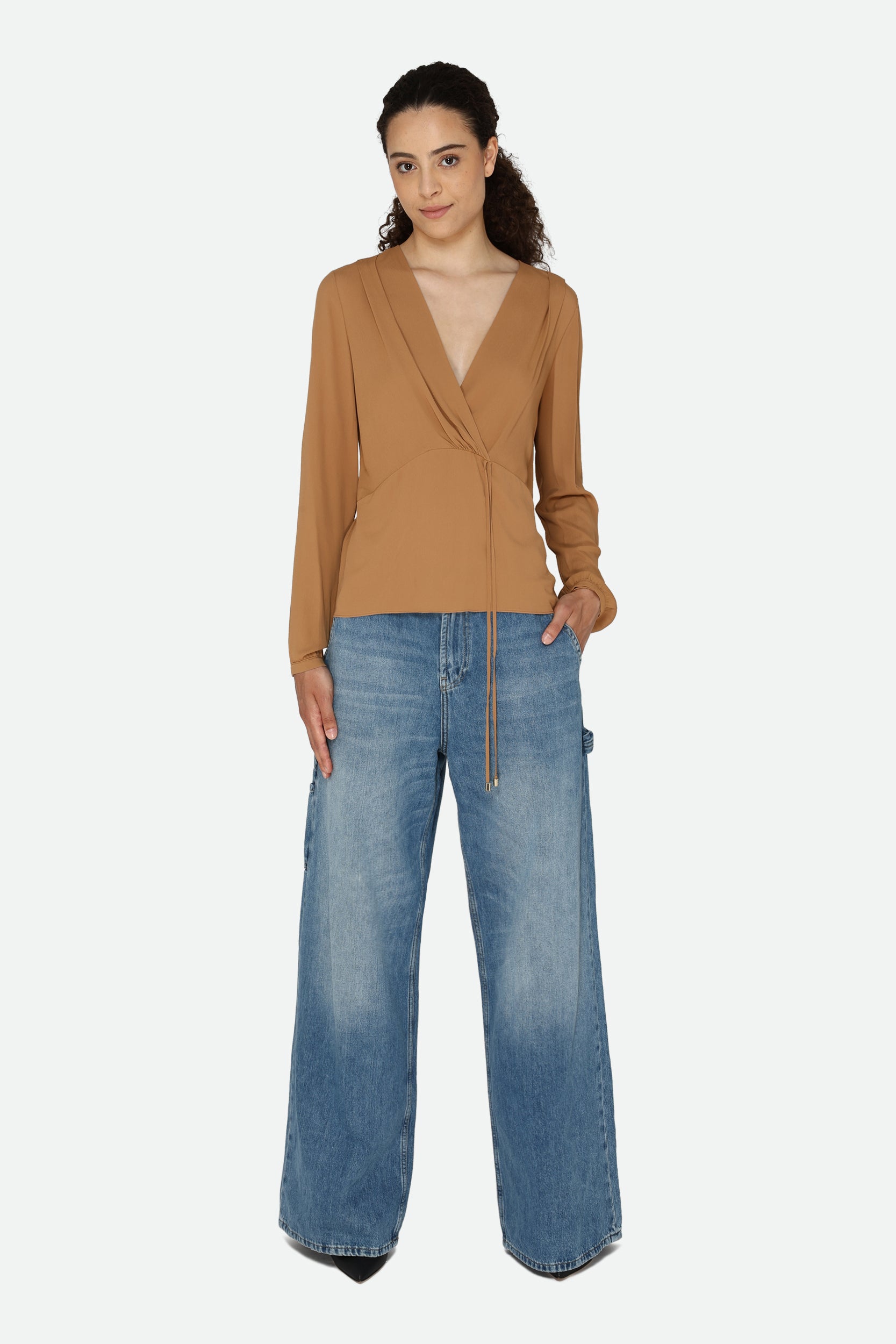 Patrizia Pepe Blusa Cammello