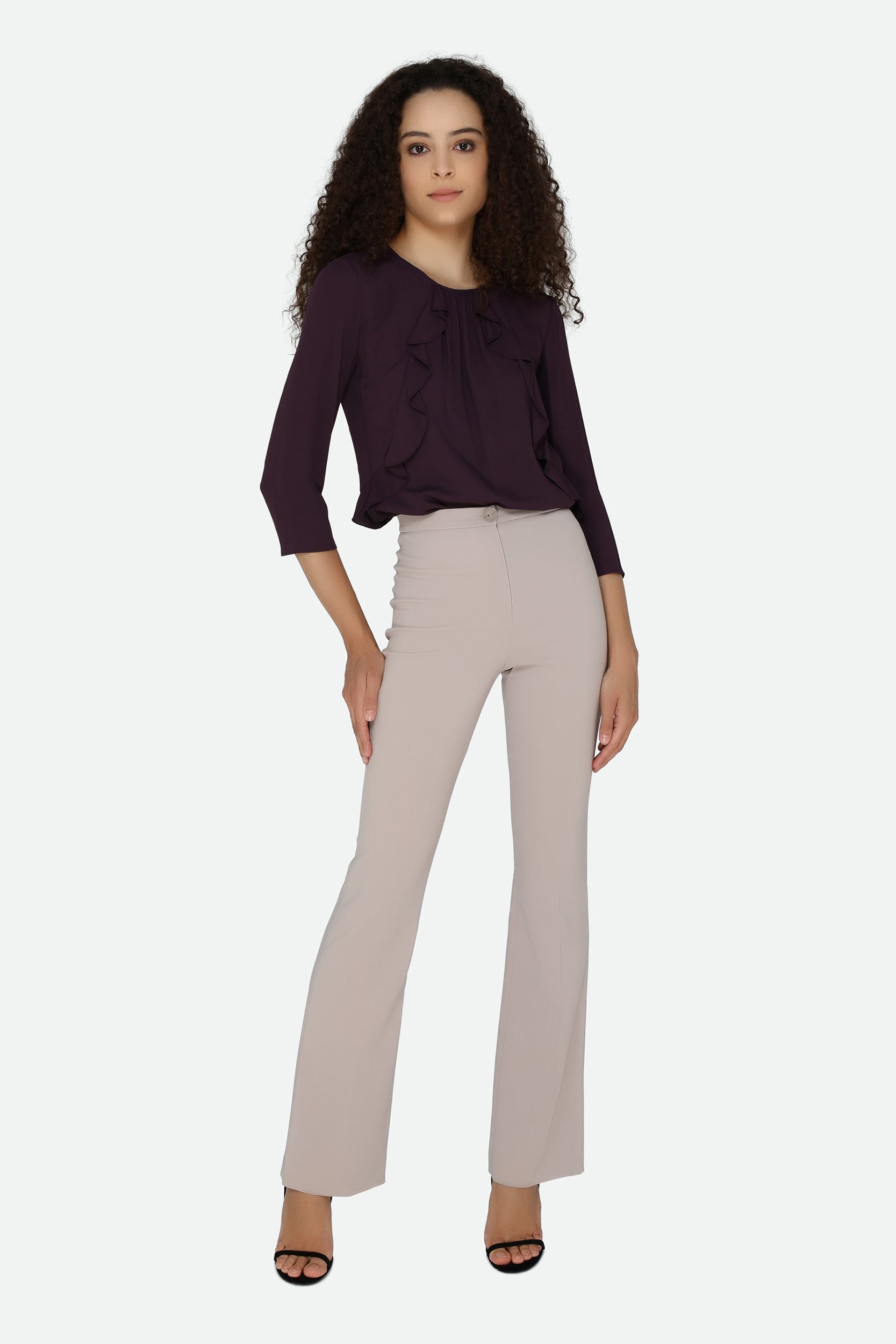 Patrizia Pepe Plum Blouse