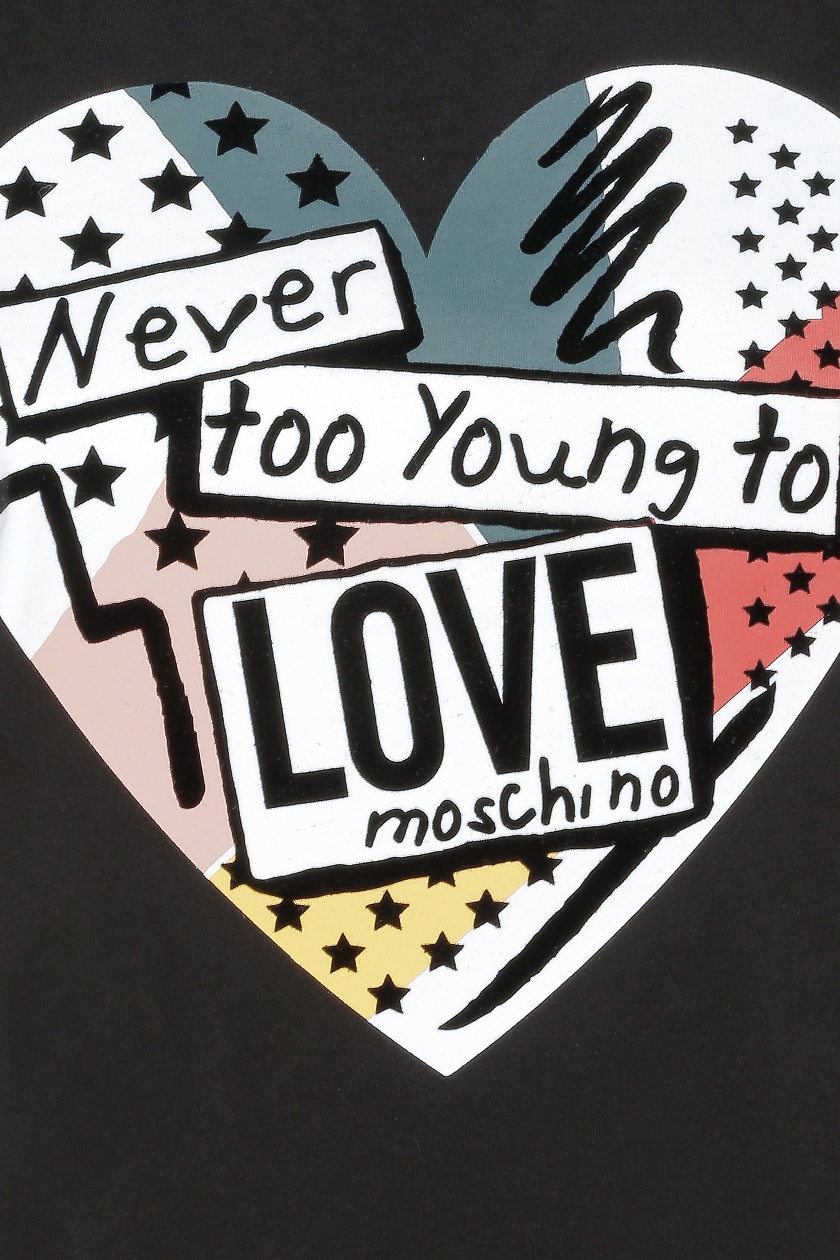 Love Moschino Black T-Shirt