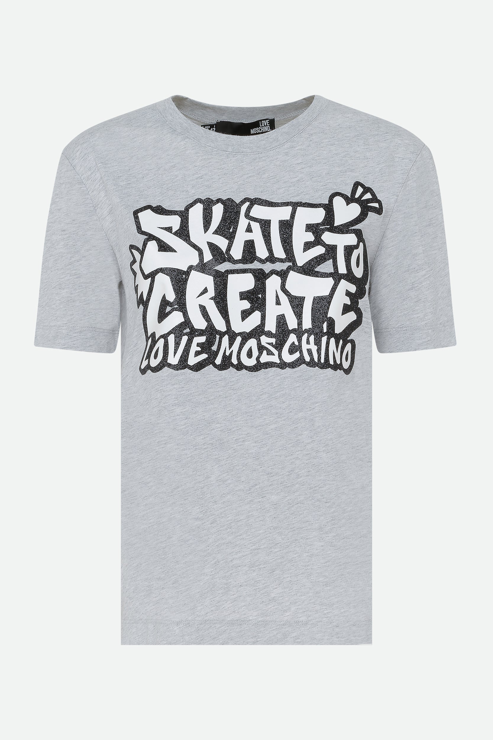 Love Moschino Gray T-Shirt