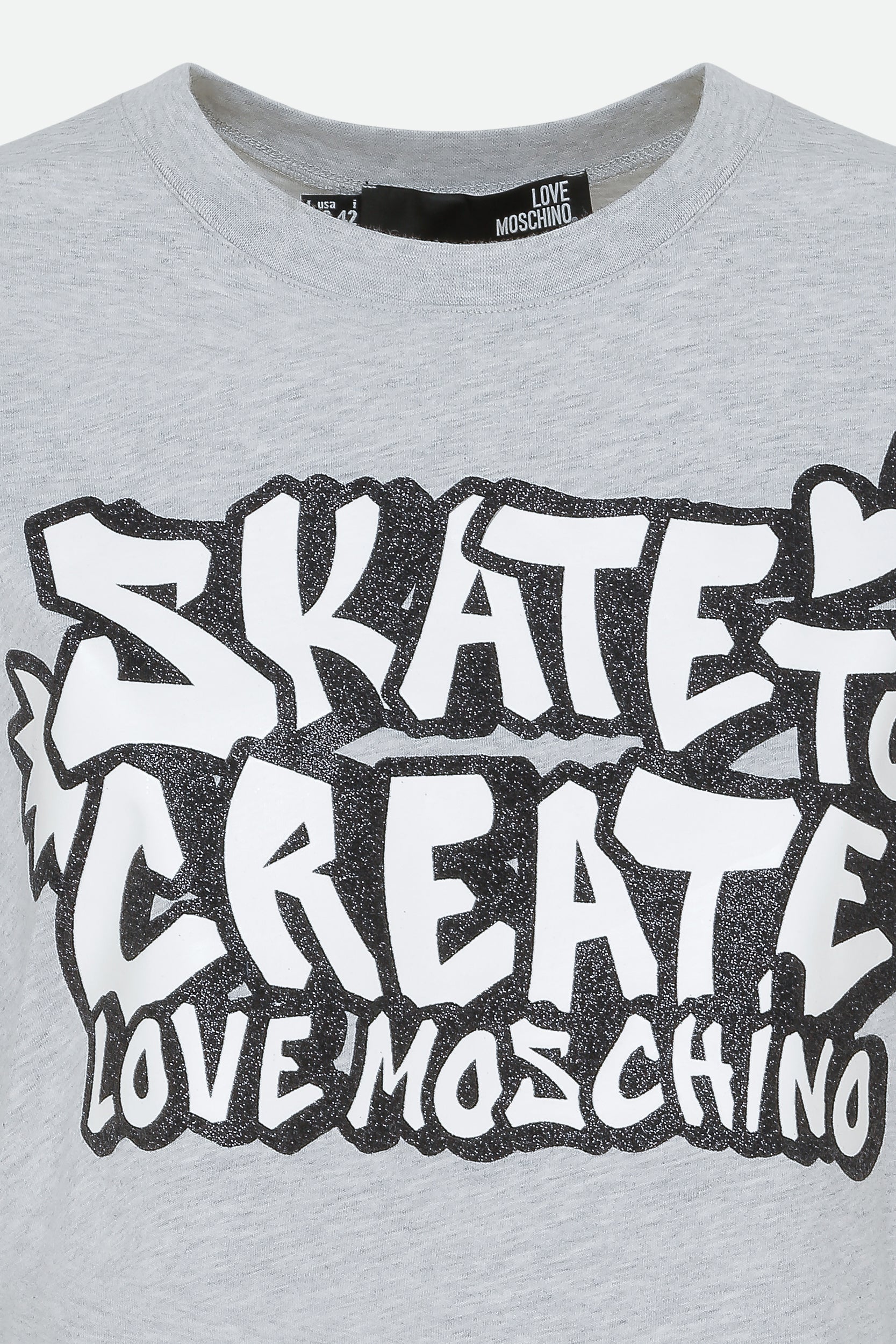 Love Moschino Gray T-Shirt