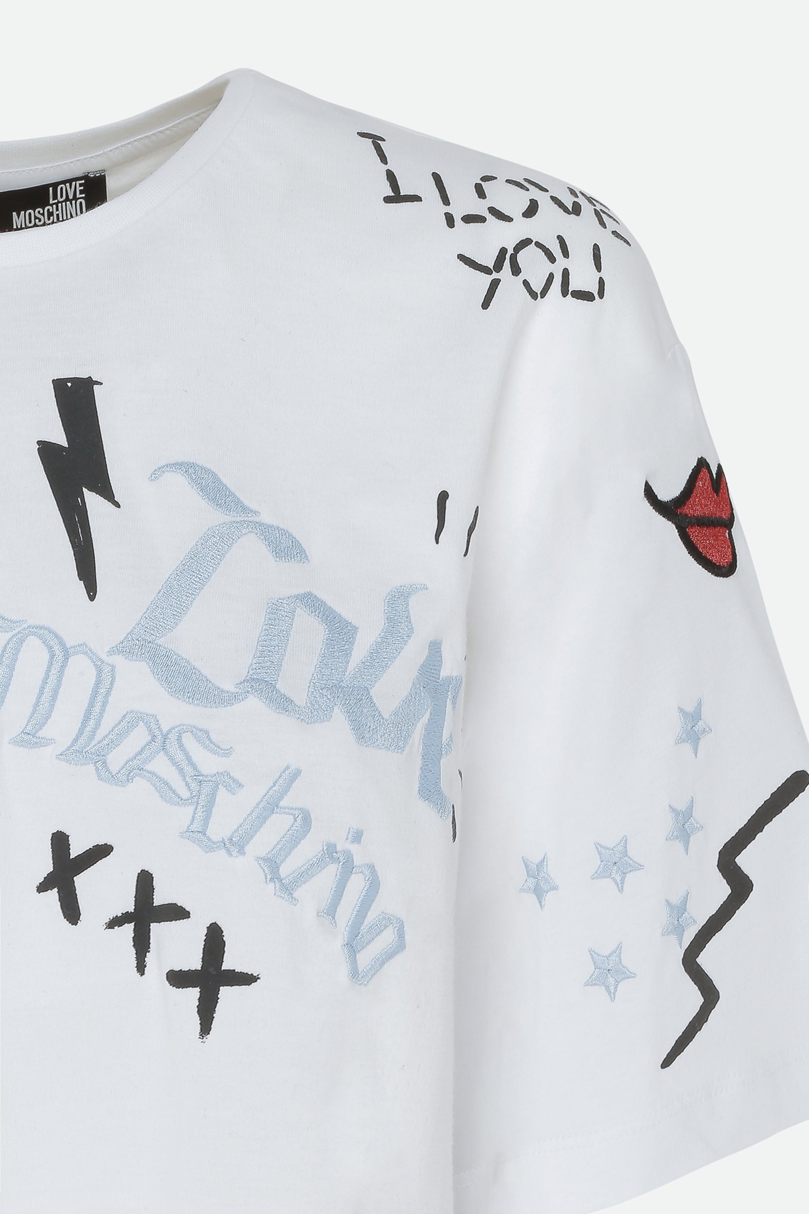 Love Moschino White T-Shirt