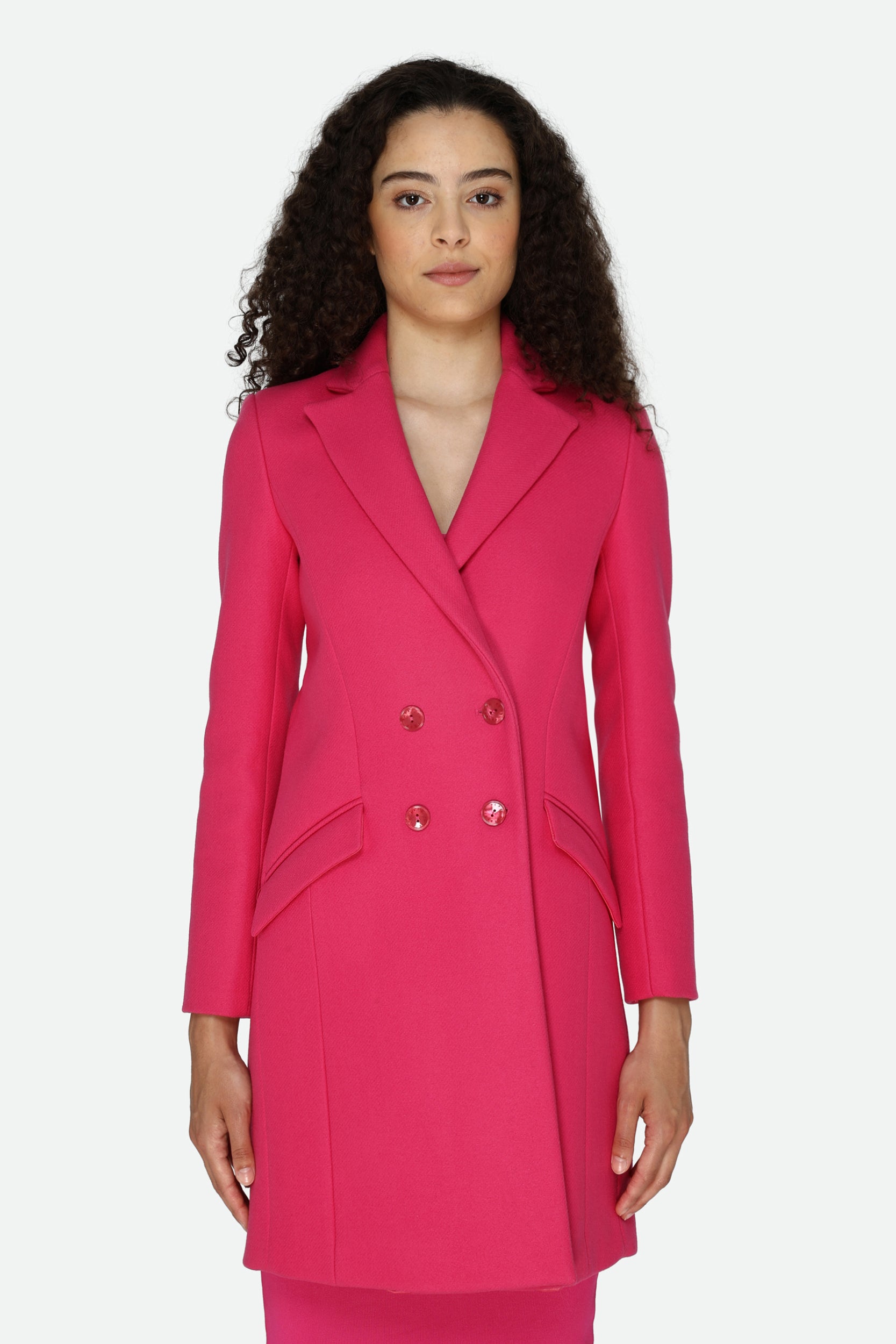 Patrizia Pepe Cappotto Fucsia