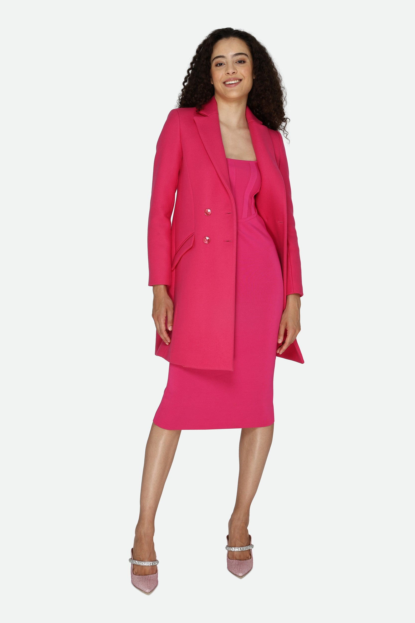 Patrizia Pepe Cappotto Fucsia