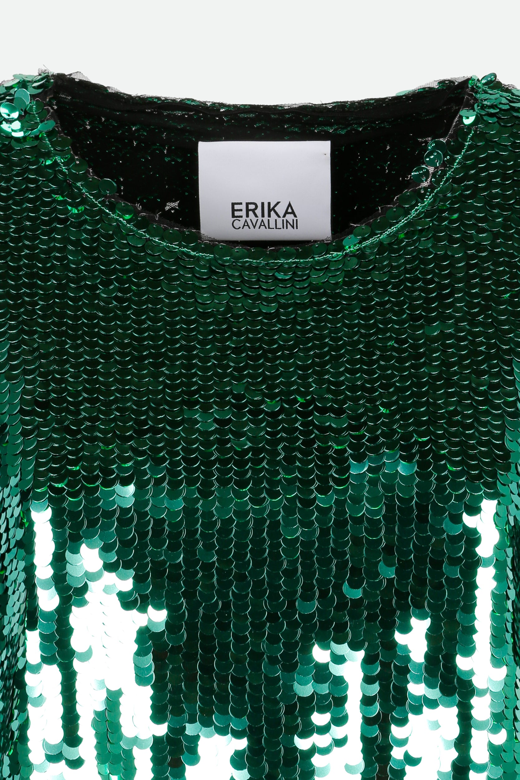Erika Cavallini Green Sequin Tank Top