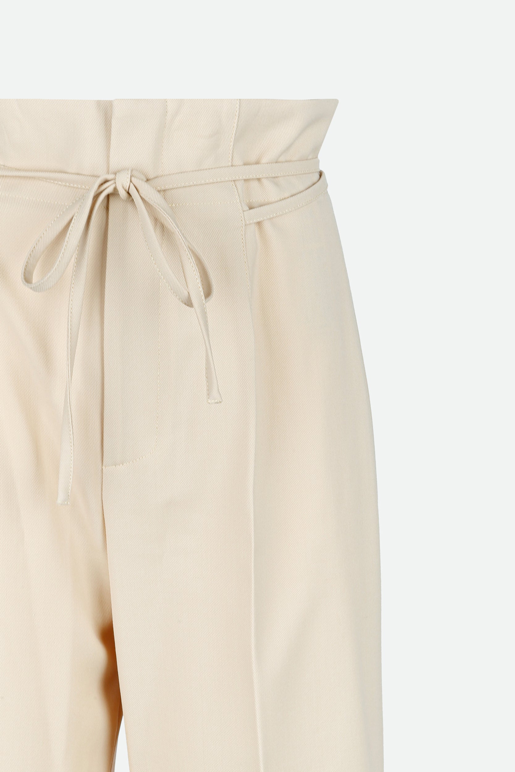 Erika Cavallini High Waist Beige Trousers