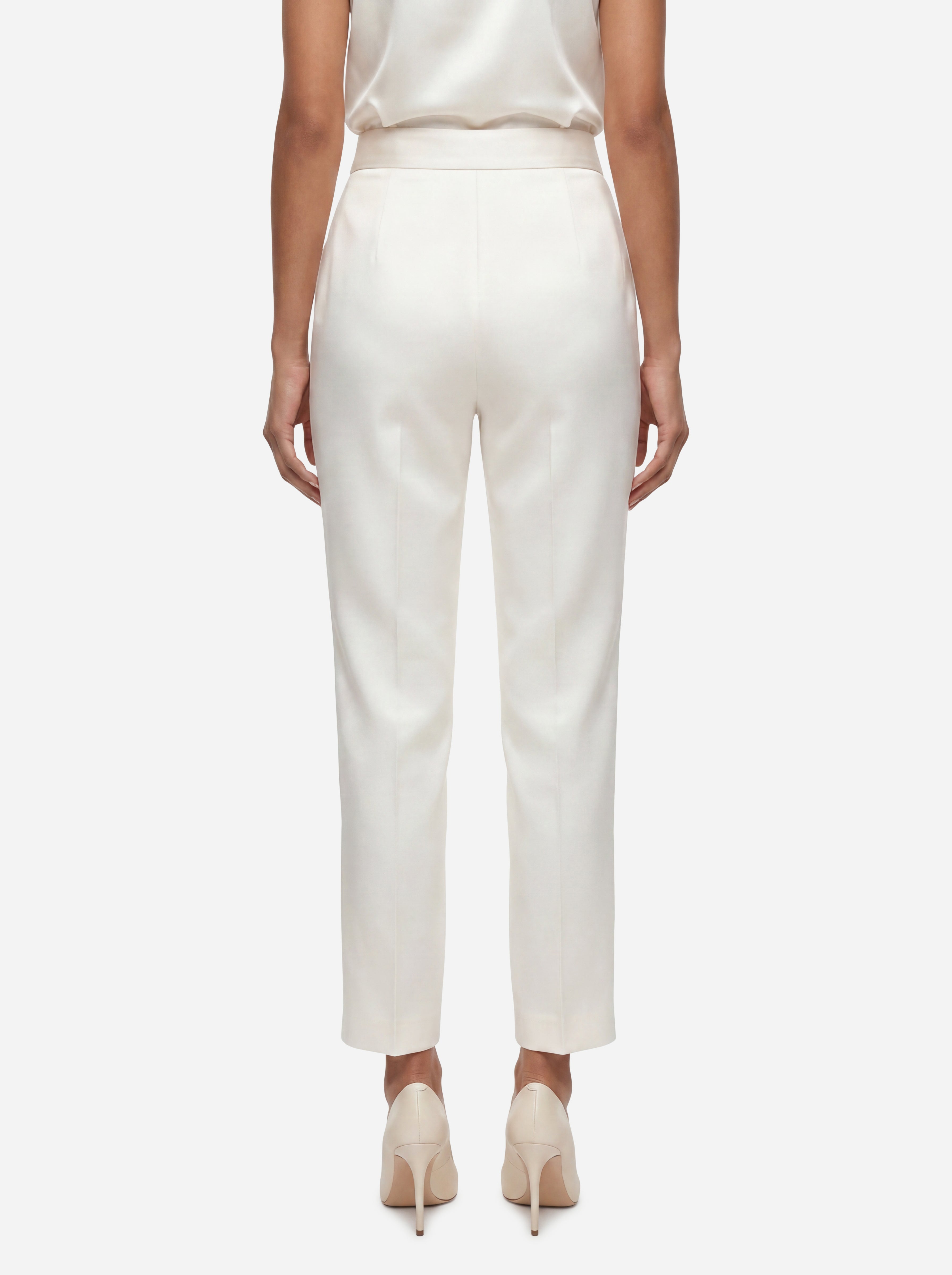 Max Mara Pantalone Bianco