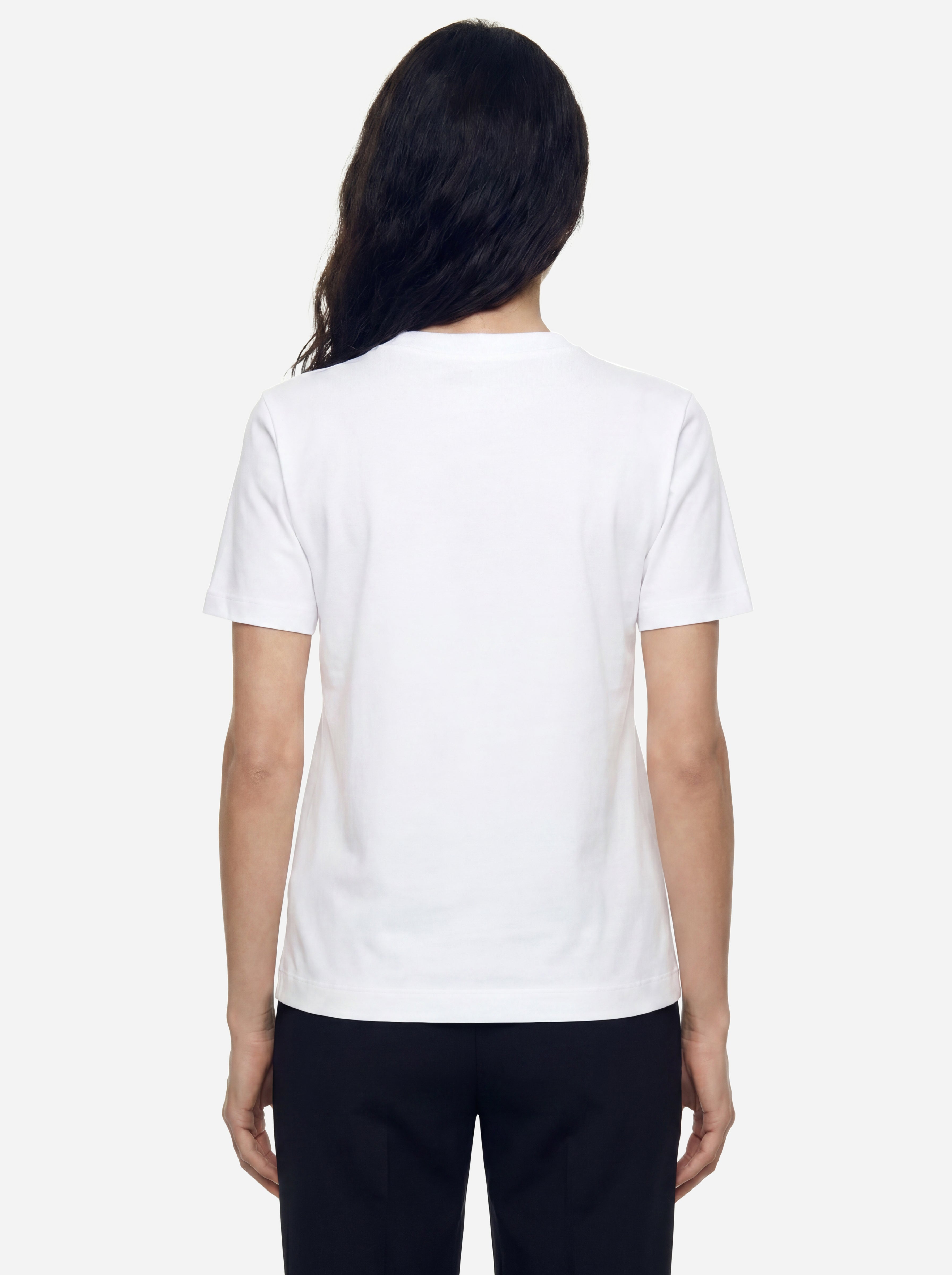 Sportmax T-Shirt con Stampa Bianca