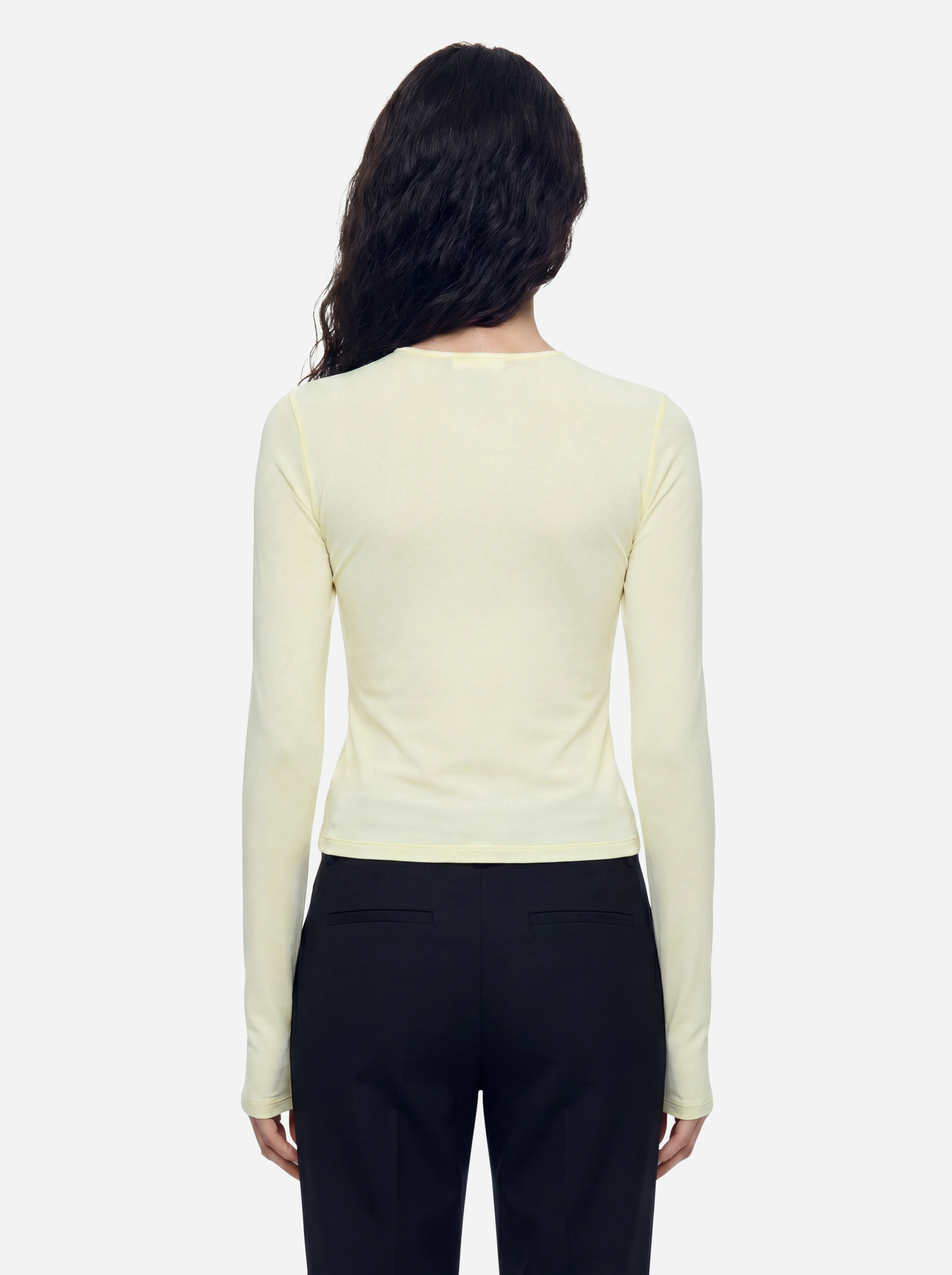 Sportmax Maglia con Stampa Gialla