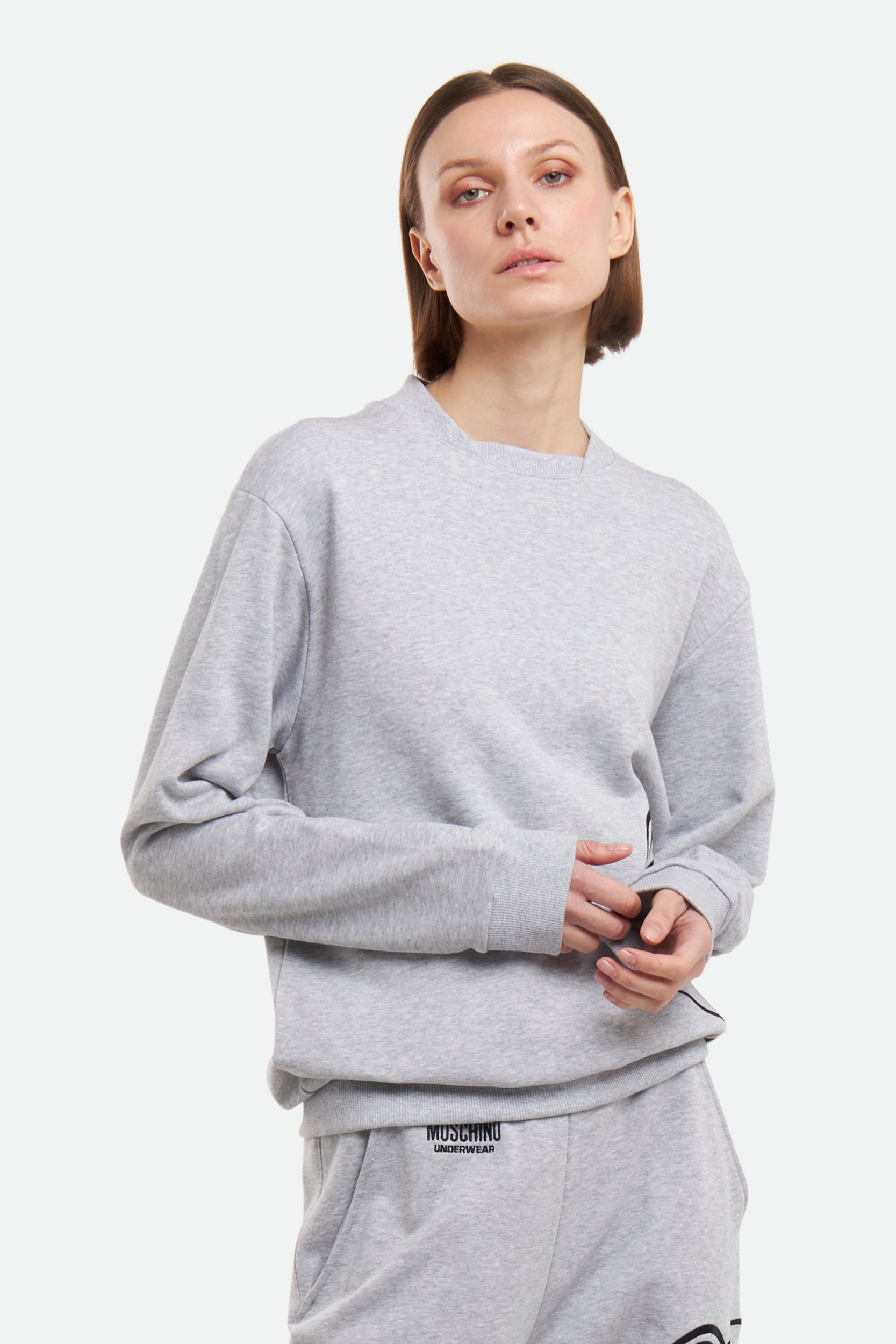 Moschino Gray Sweatshirt