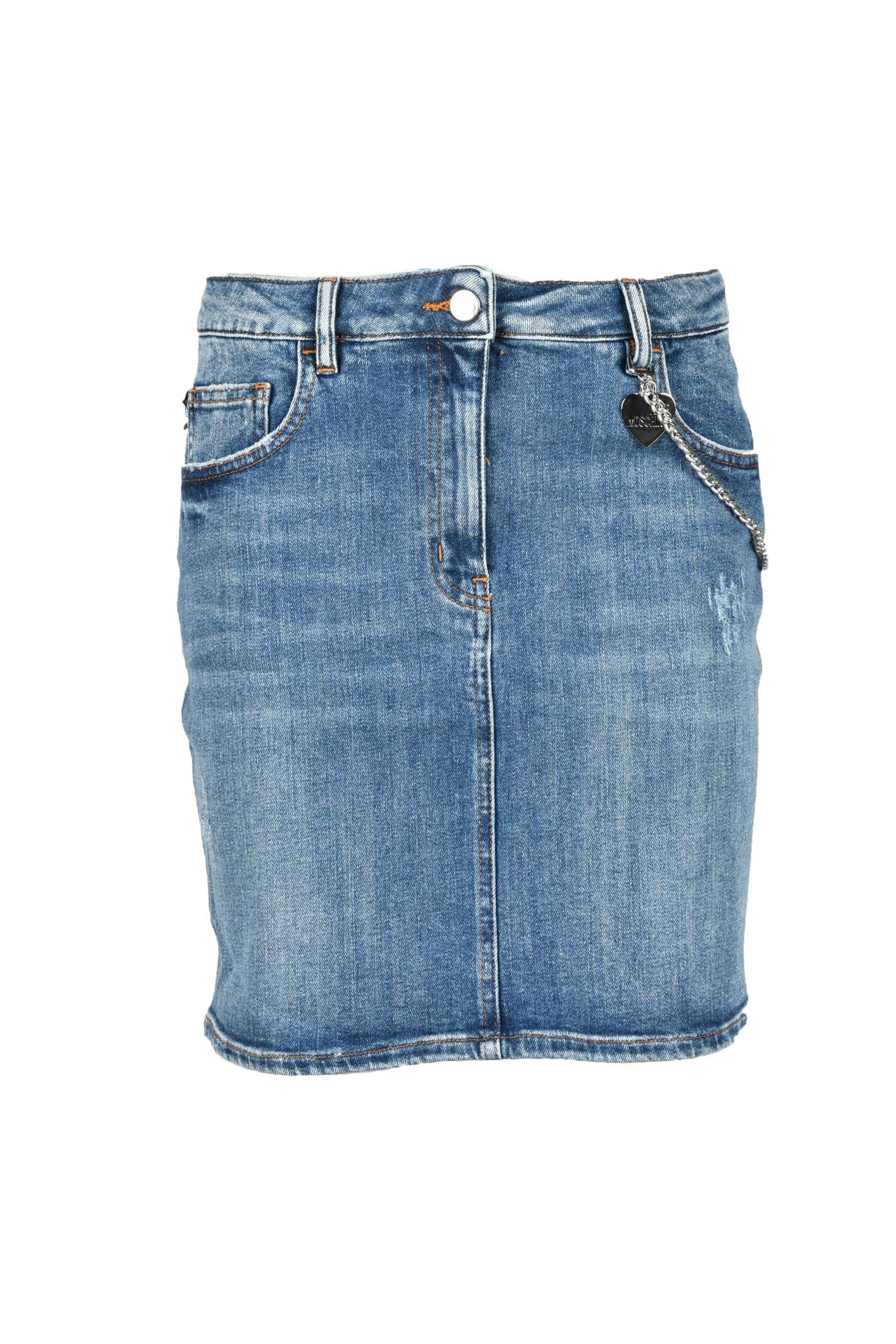 【送料&関税込】Moschino safari Skirt MOSCHINO JEANS Asymmetric Cargo Denim Skirt | Blue | FARFETCH