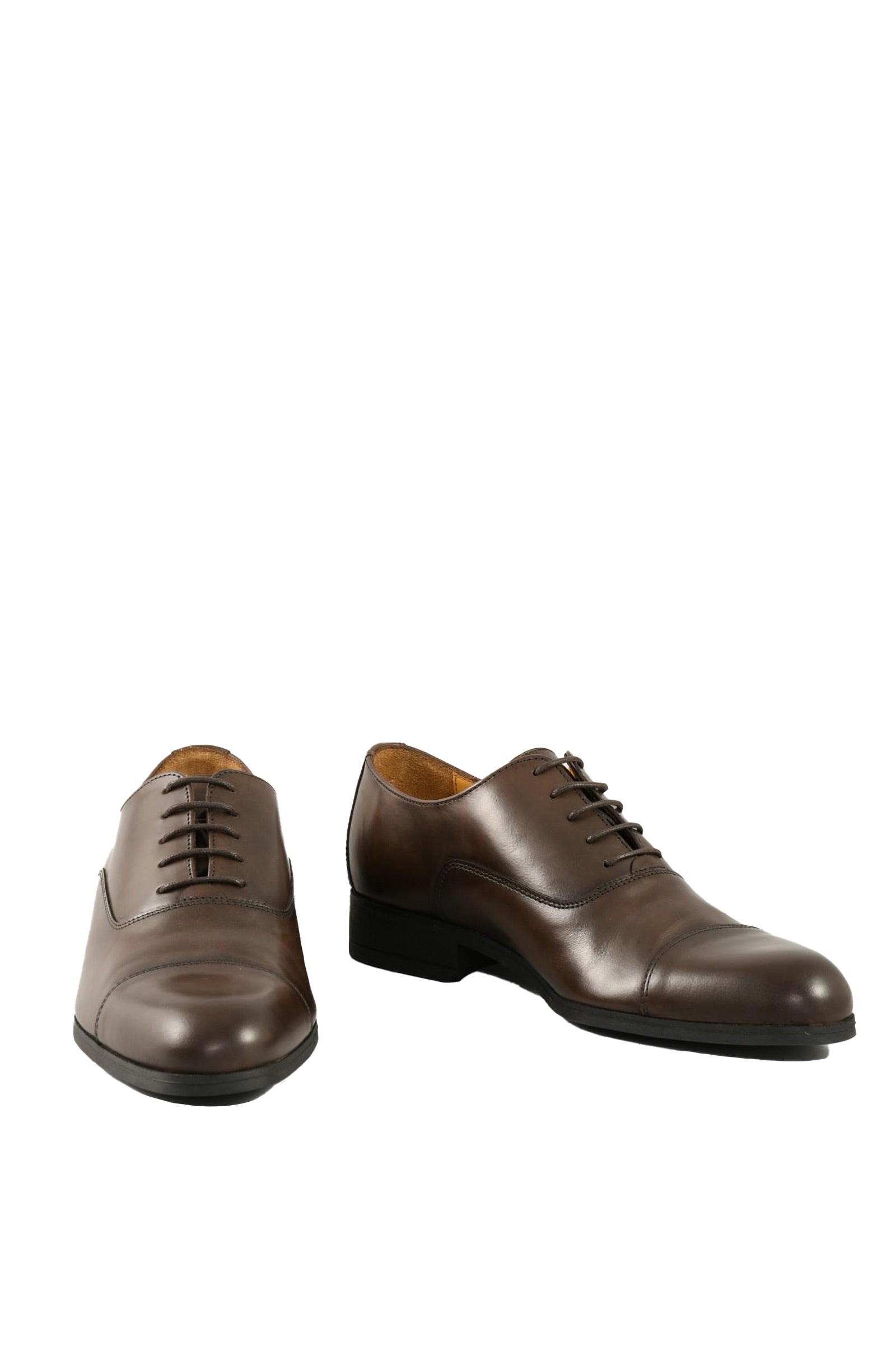 A.testoni Derby in Pelle Marrone