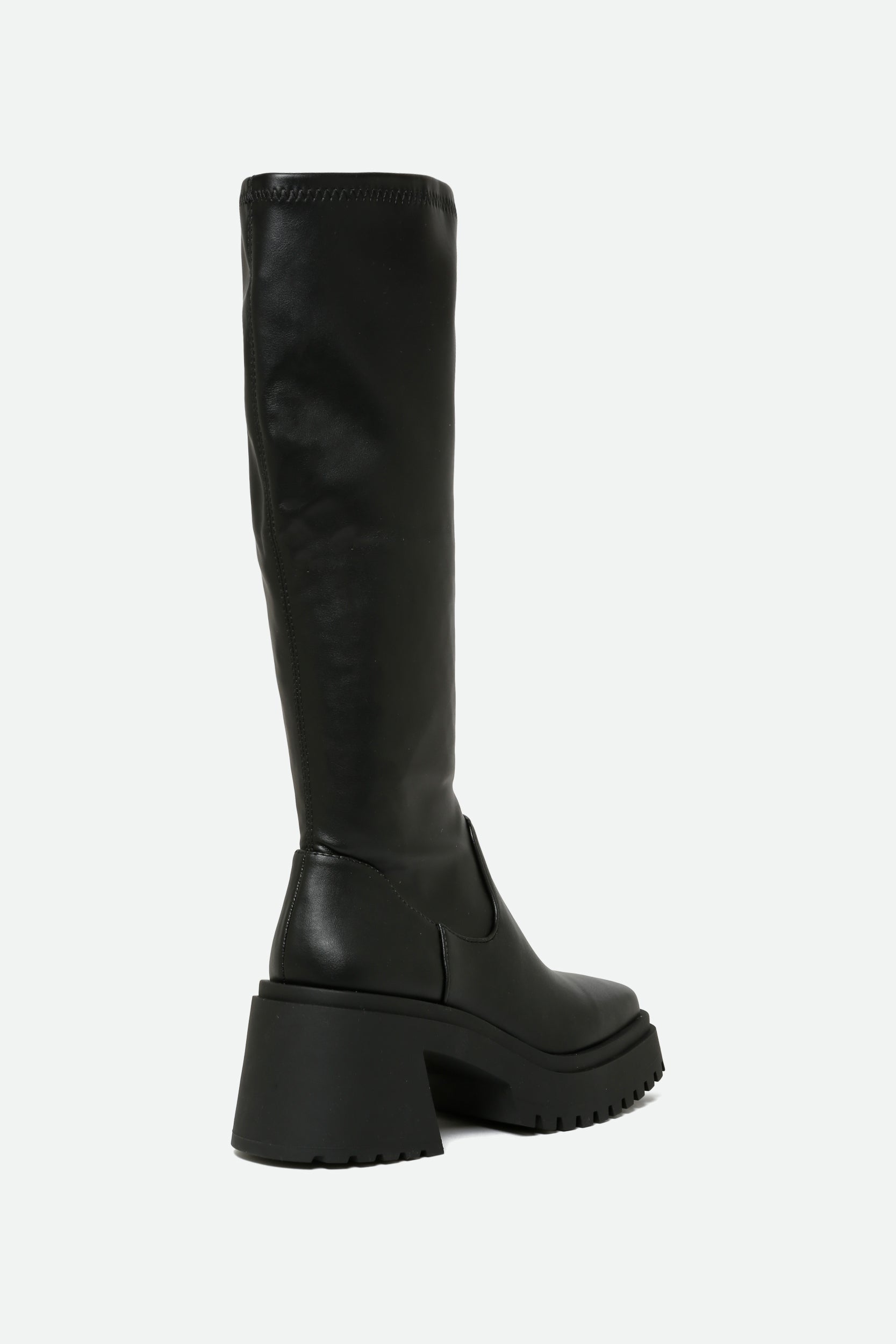 Steve Madden Stivale Alto Nero Frontier