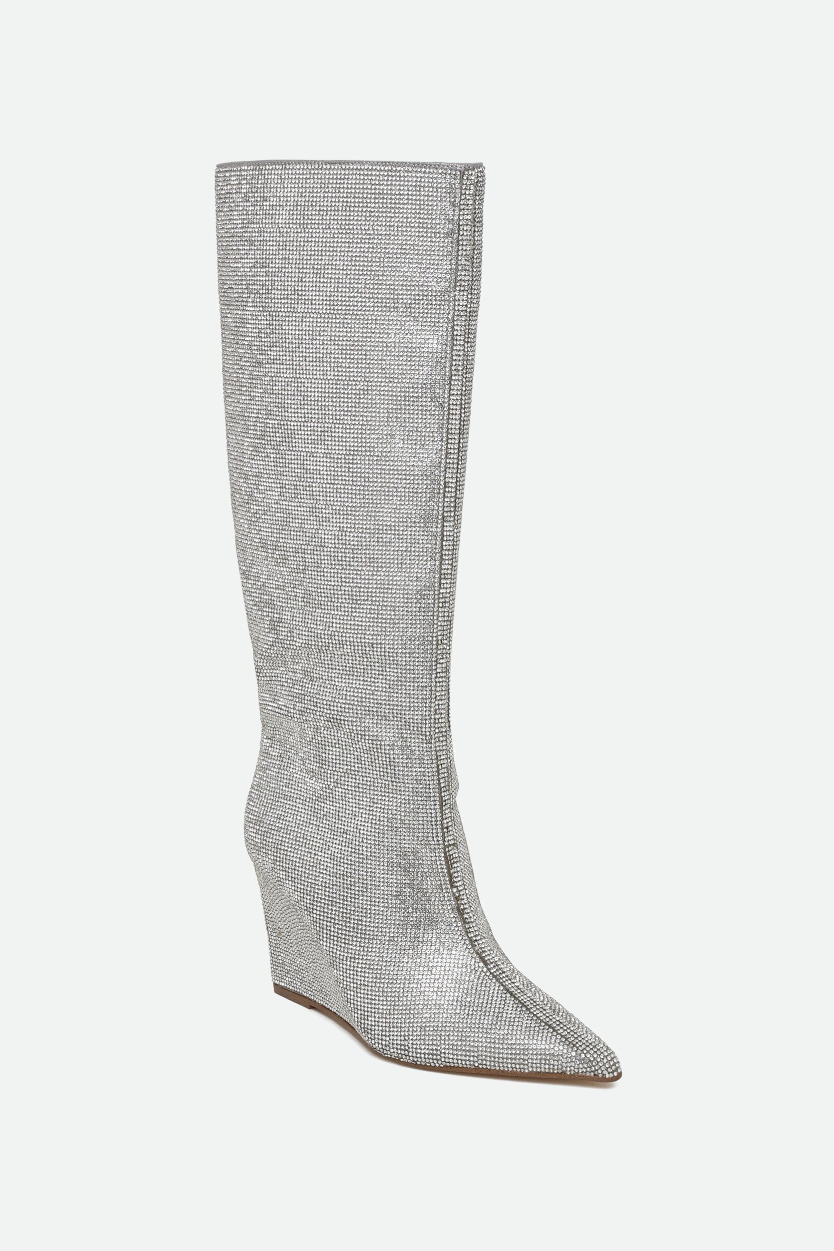 Steve Madden Stivale Rhinestone Argento