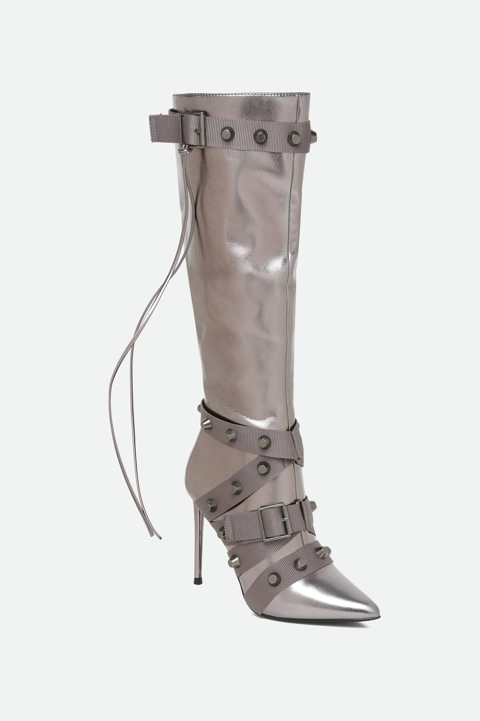 Steve Madden Stivale Finkle Argentato