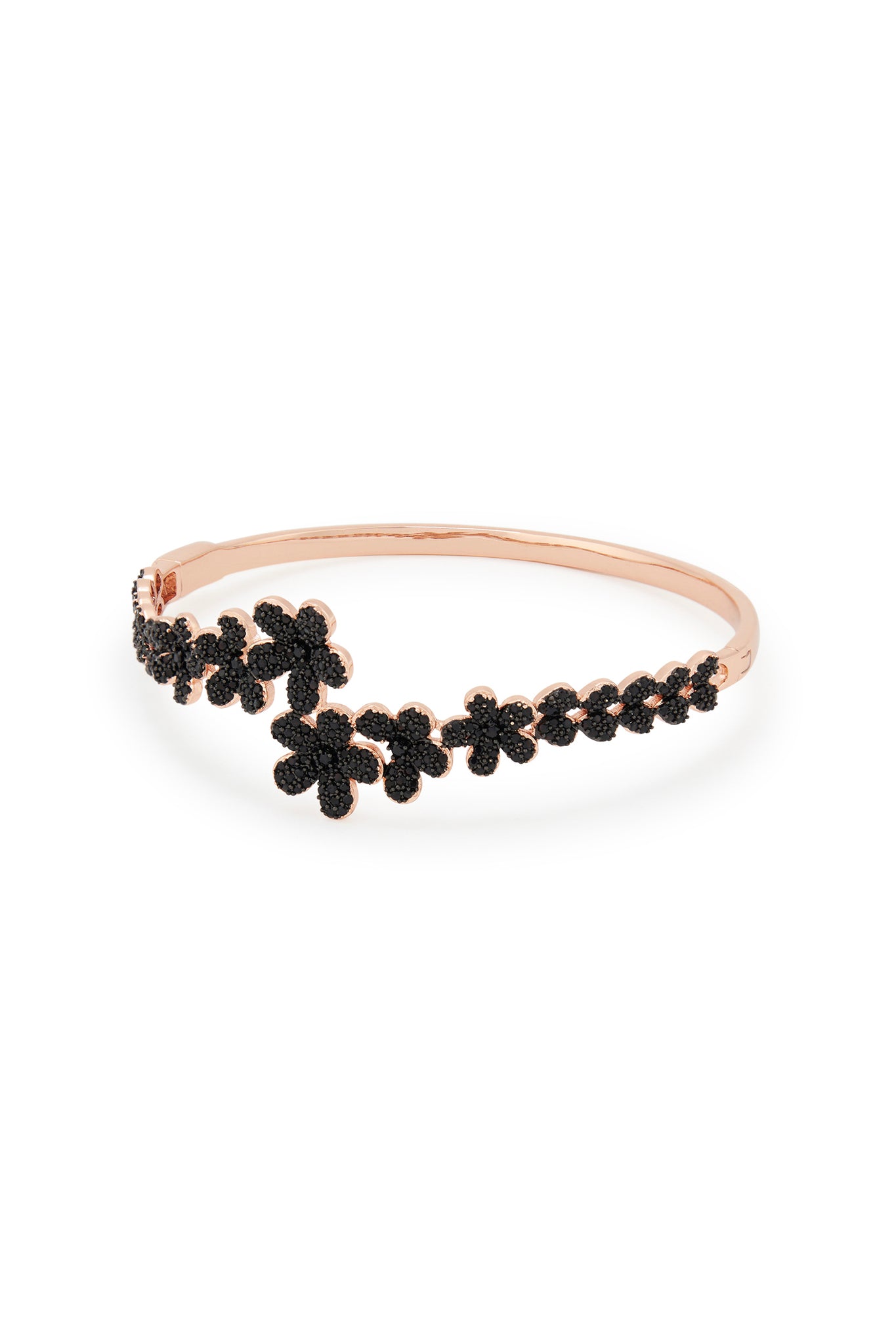 MELUSINA BIJOUX Black Flowers Bracelet