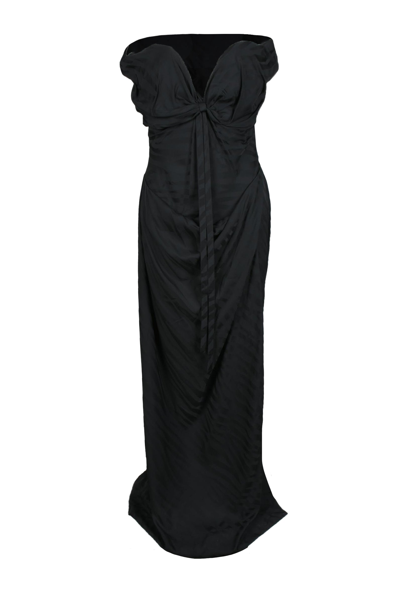 Vivienne Westwood Abito Donna Nero con Spacco