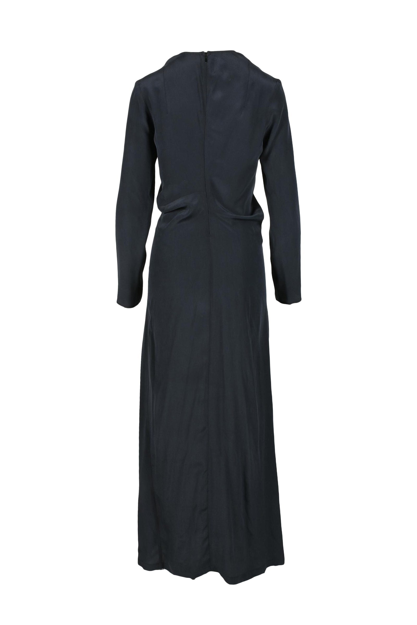 Alysi Abito Donna in Seta Nero