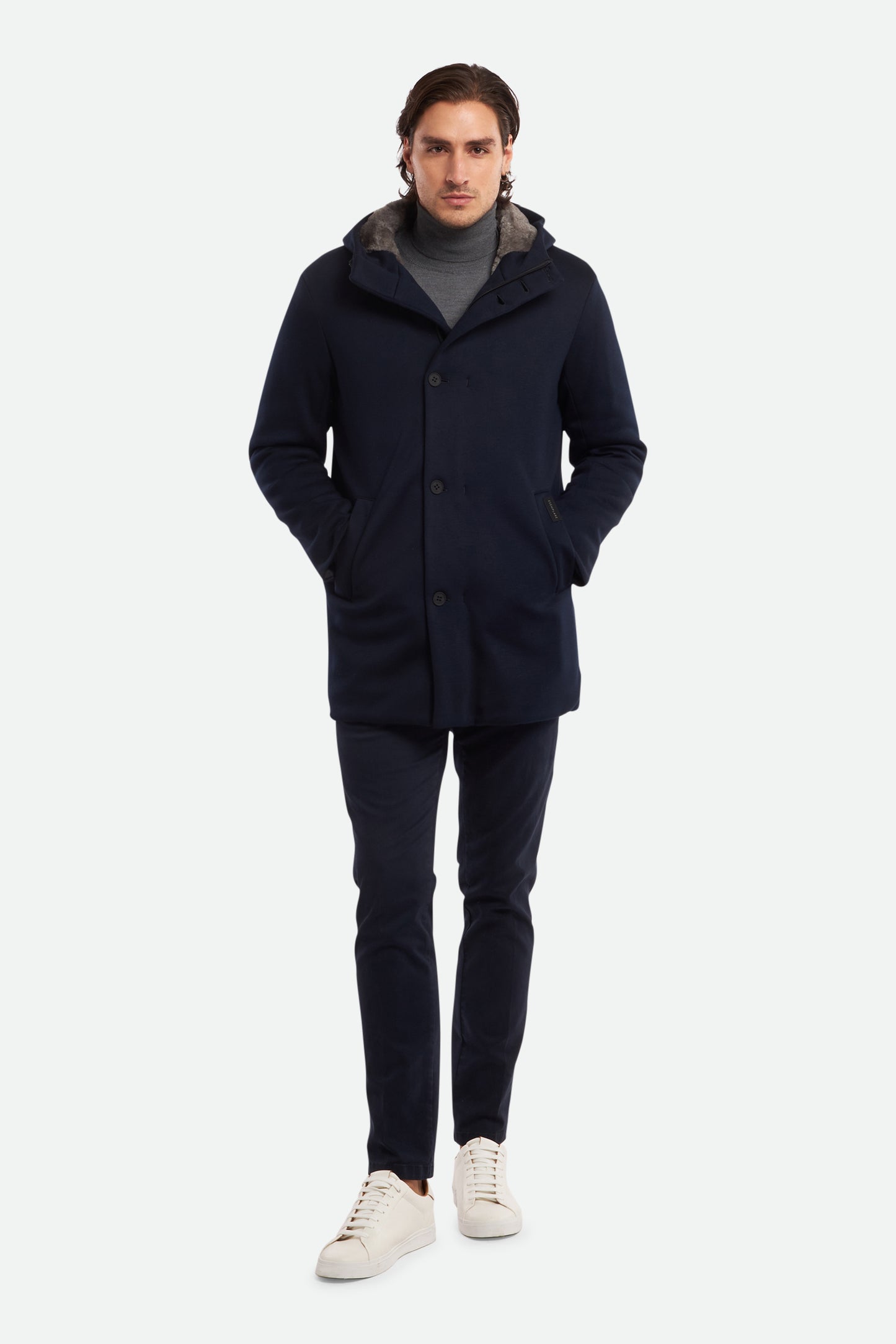 EXAMPLE
Esemplare parka in scuba with faux fur