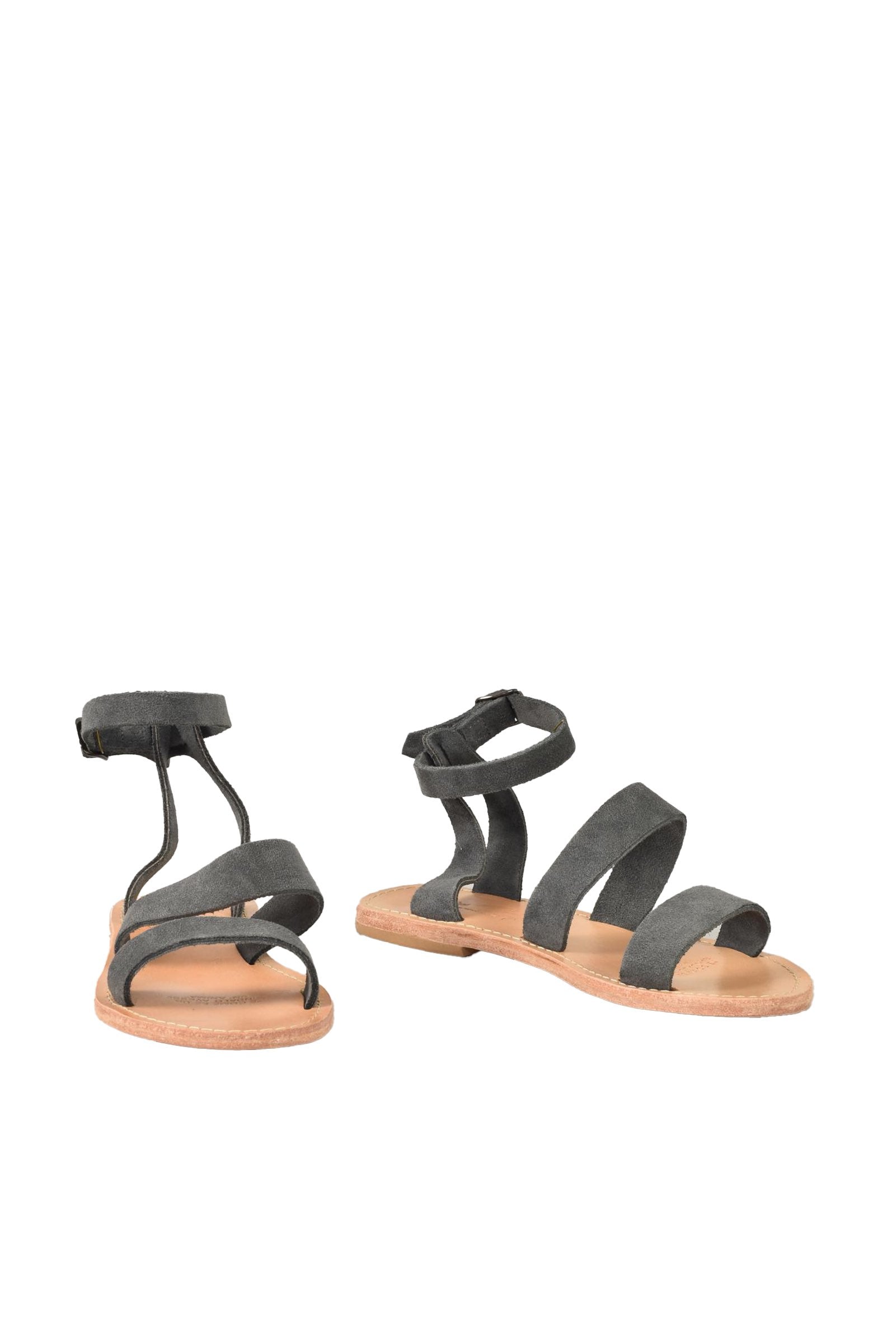 Mim Mar Black Braided Leather Sandal