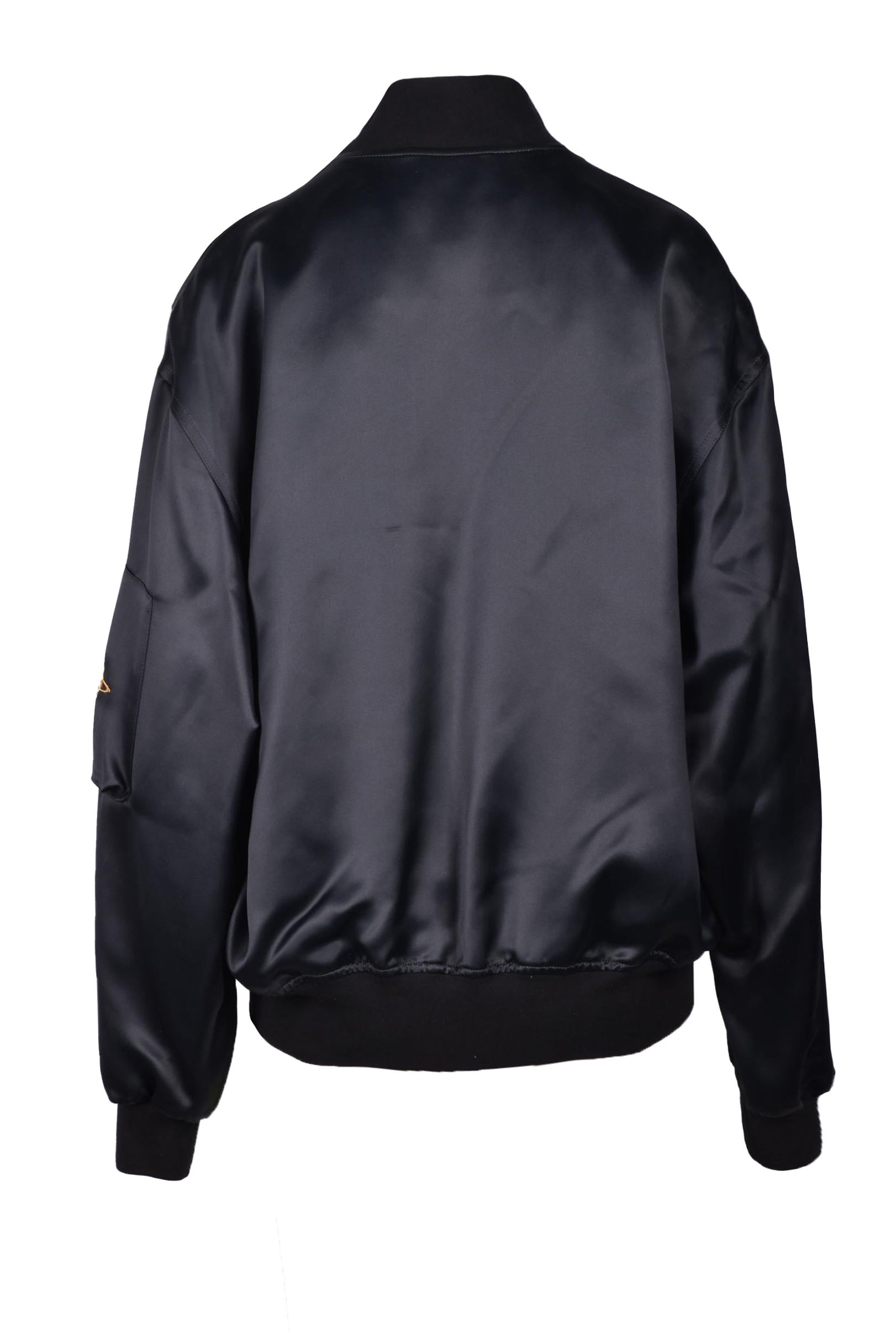 Vivienne Westwood Giubbotto Bomber Nero con Zip