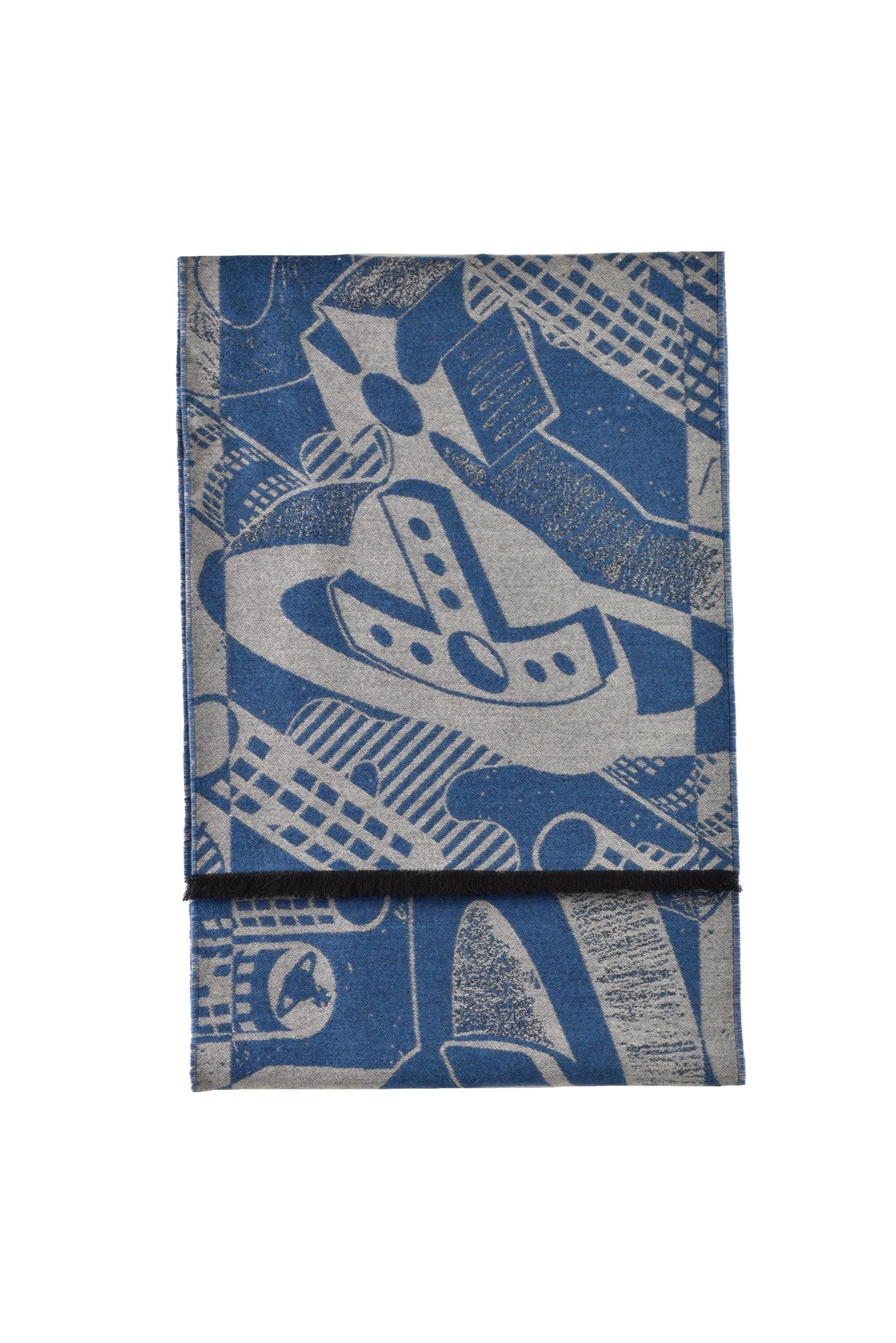 Vivienne Westwood Sciarpa Logata Azzurra