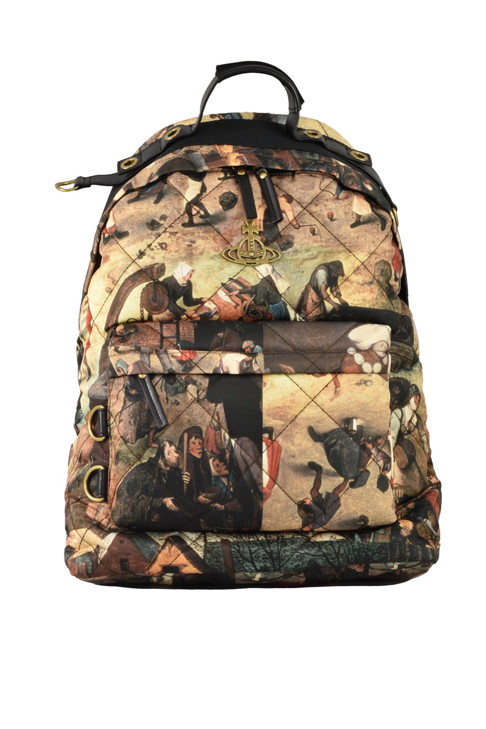 Vivienne Westwood Edward Multicolor Print Backpack
